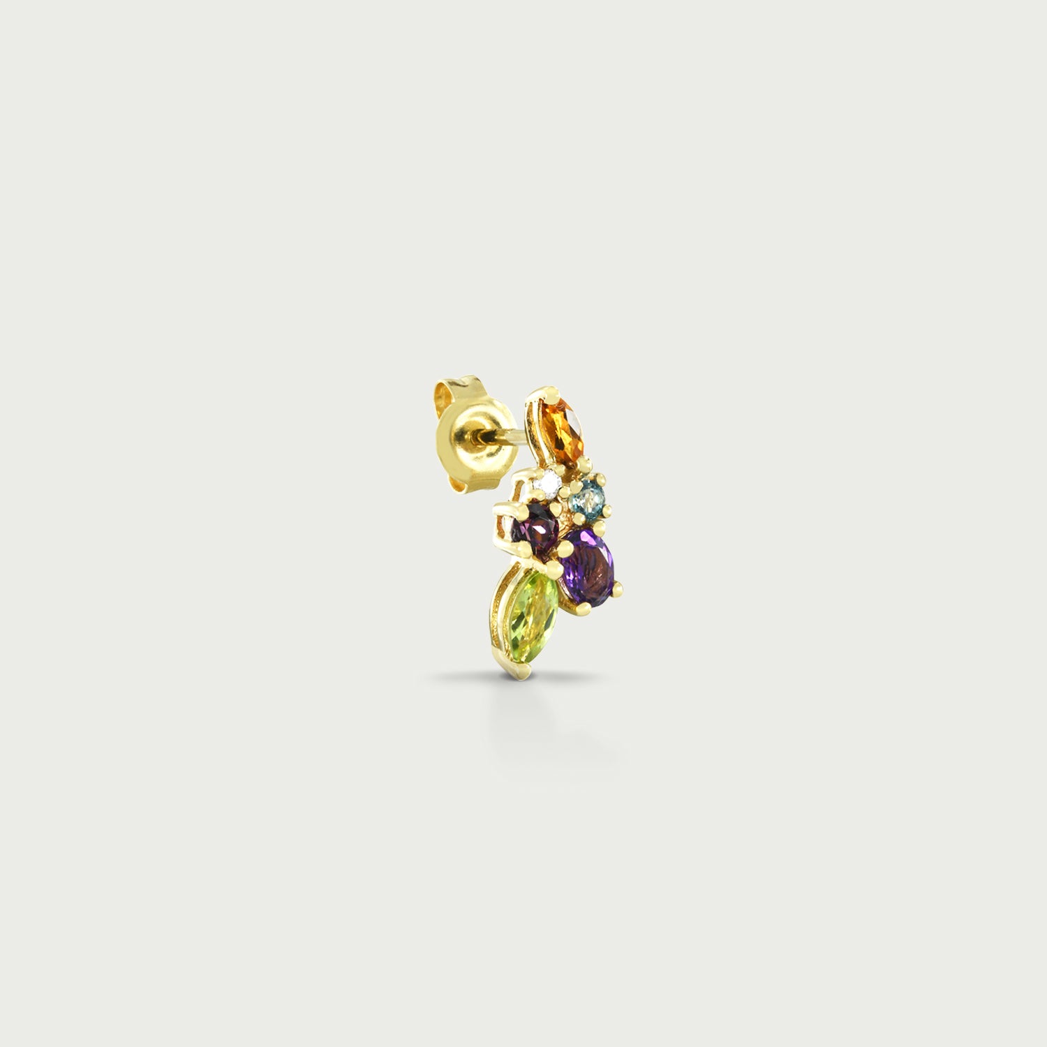 Radiant Garden Gemstone Earrings