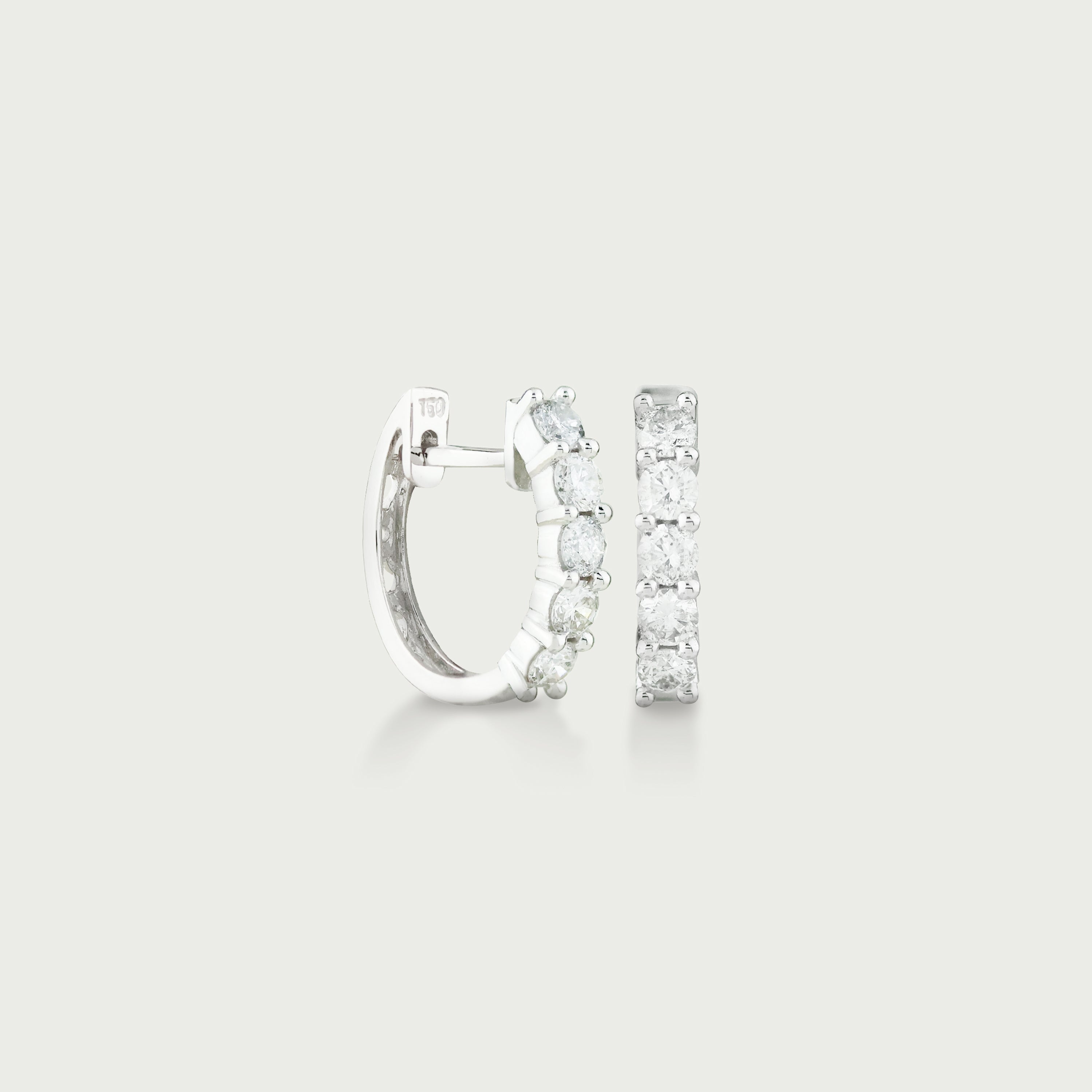 Everlight Eternity Diamond Hoop Earrings