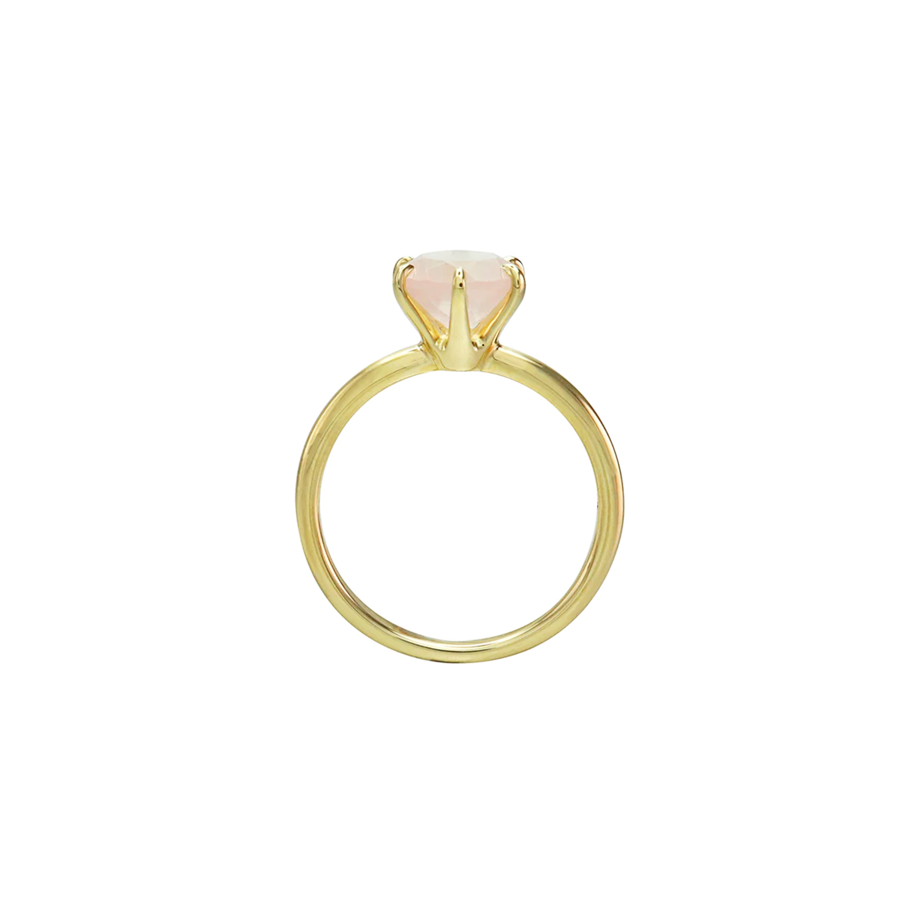 Good Life Rose Quartz Solitaire Ring