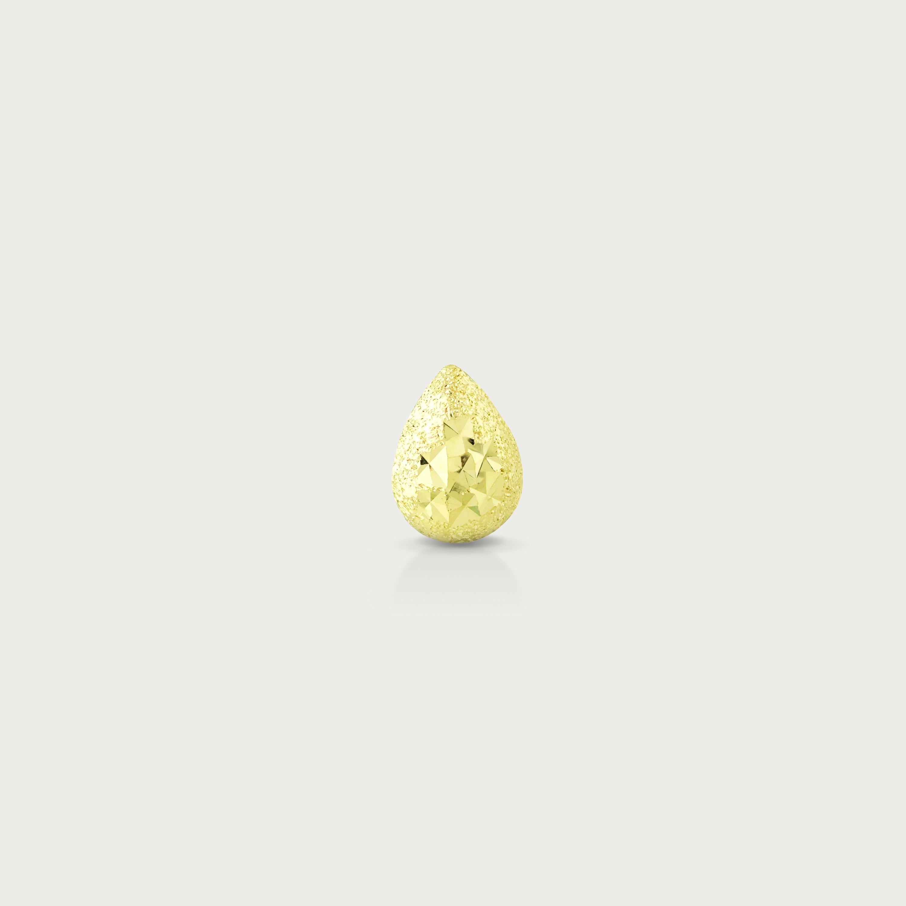 Fern Finesse Gold Stud Earrings