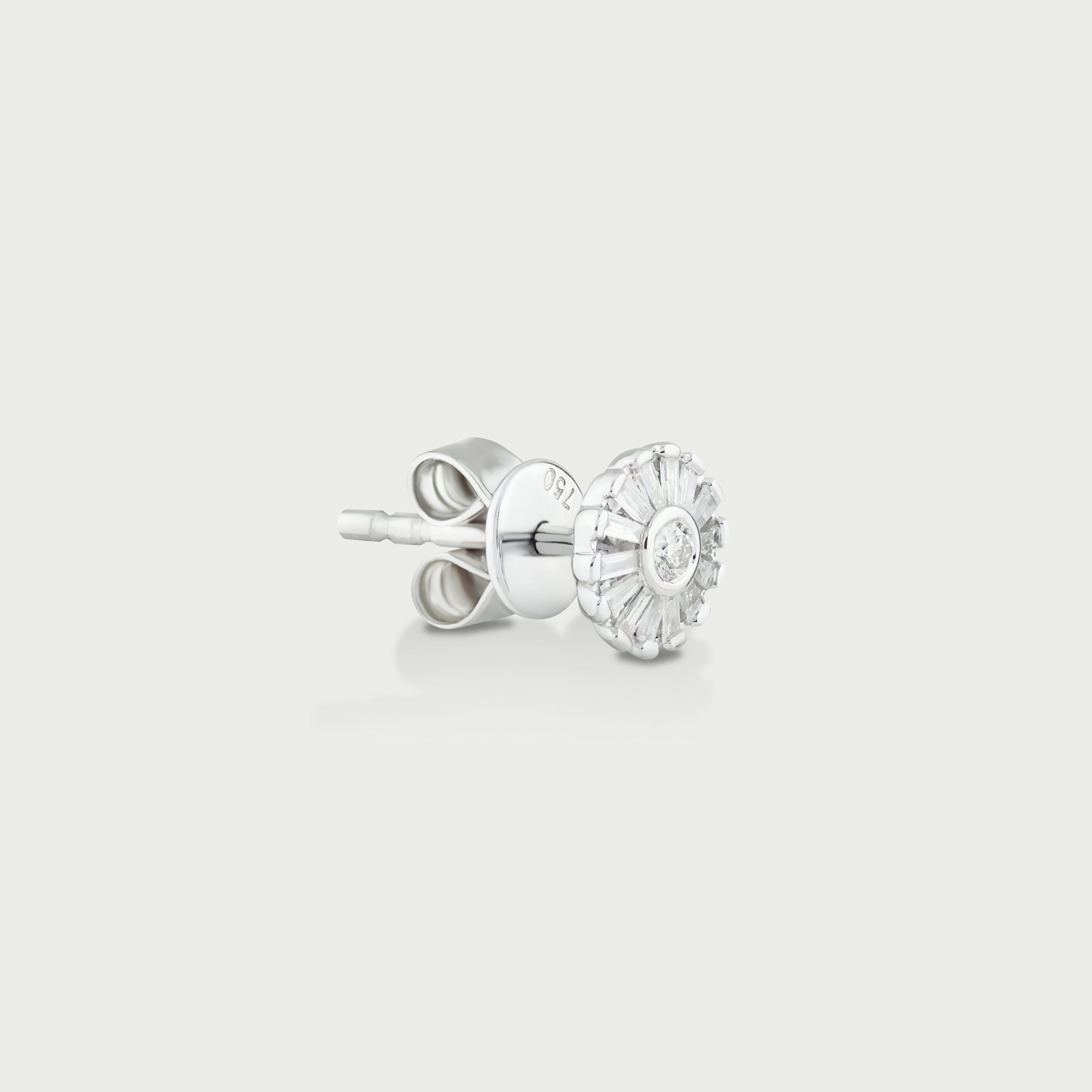 Floral Luxe Diamond Stud Earrings
