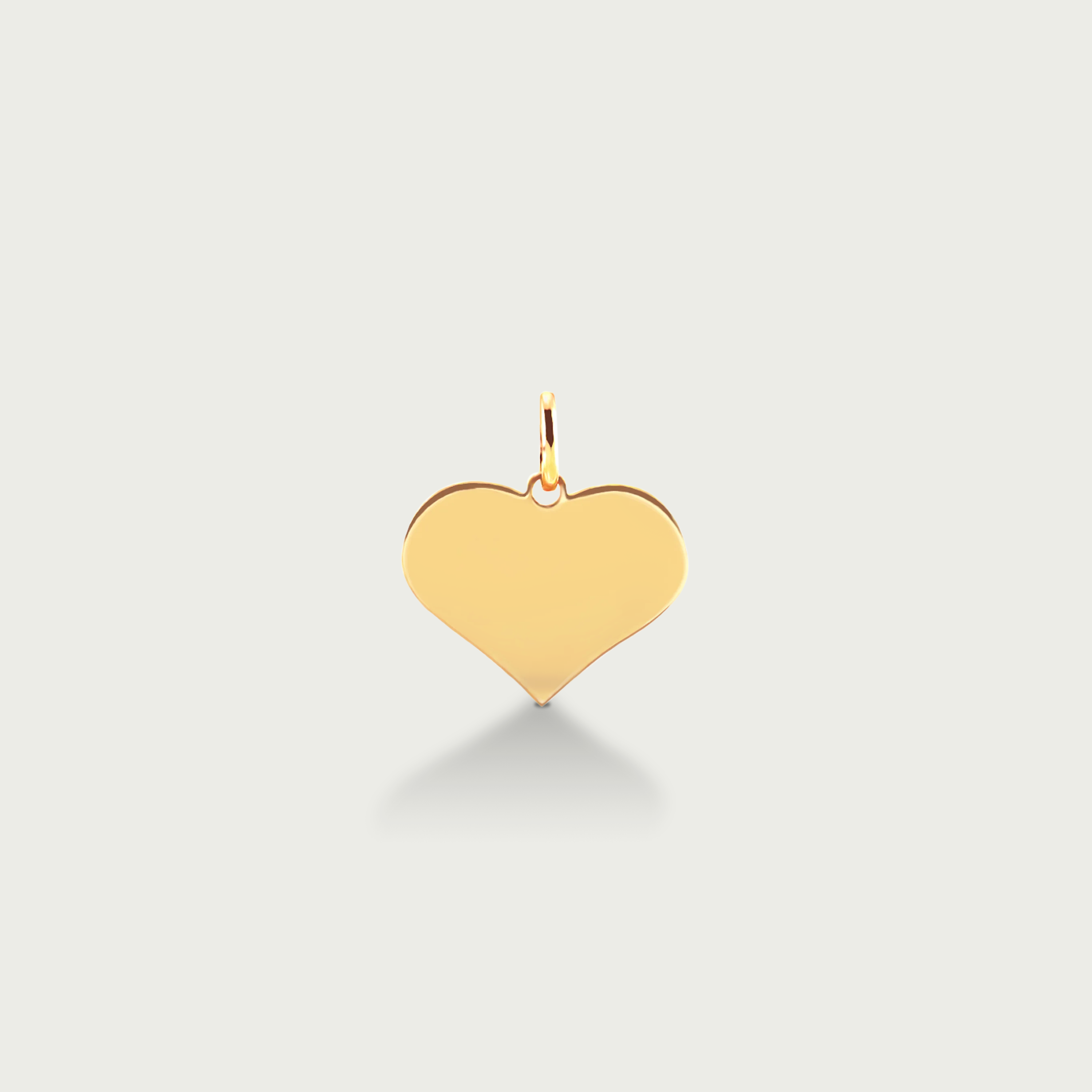 Cherie Yellow Gold Heart Pendant