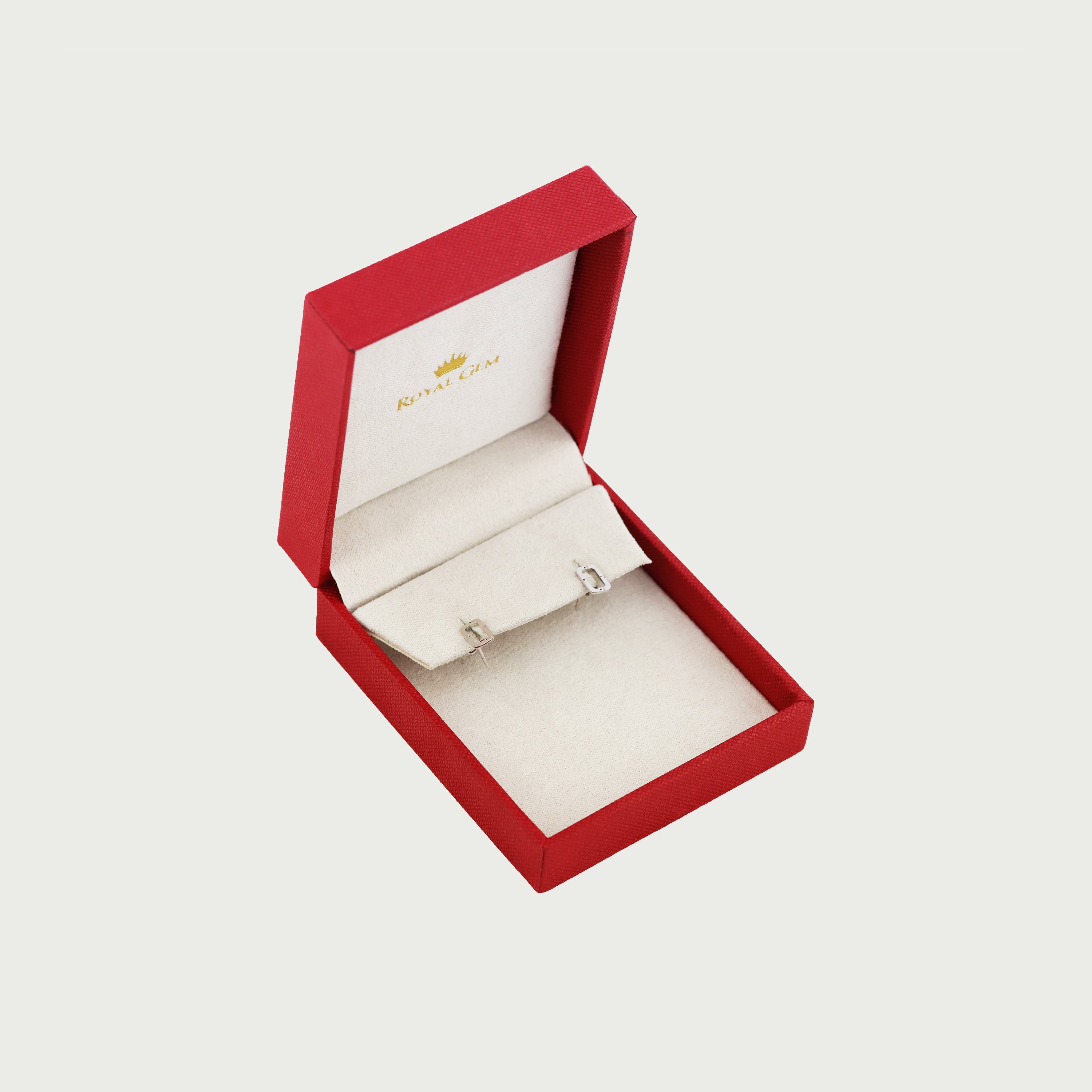 Geometric Chic Gold Stud Earrings