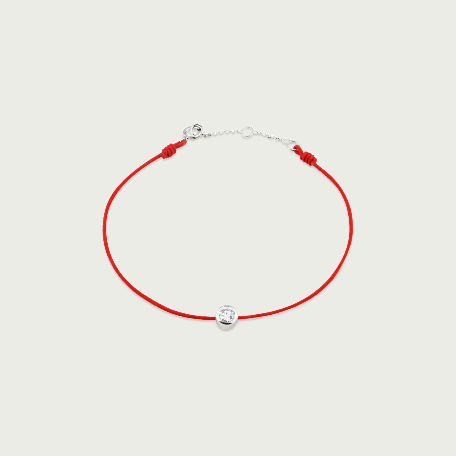 Glow On Red String Bracelet