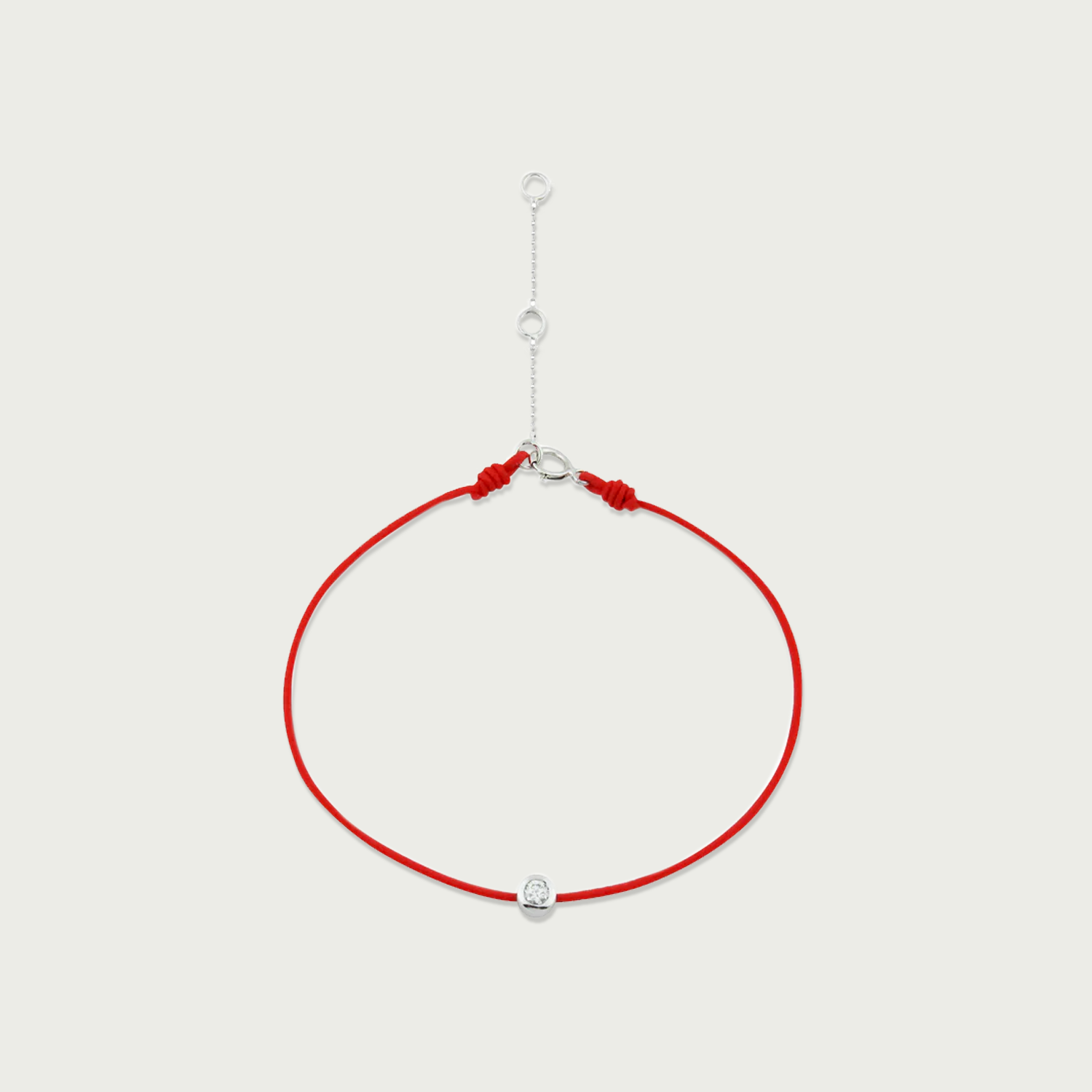 Glow On Red String Bracelet