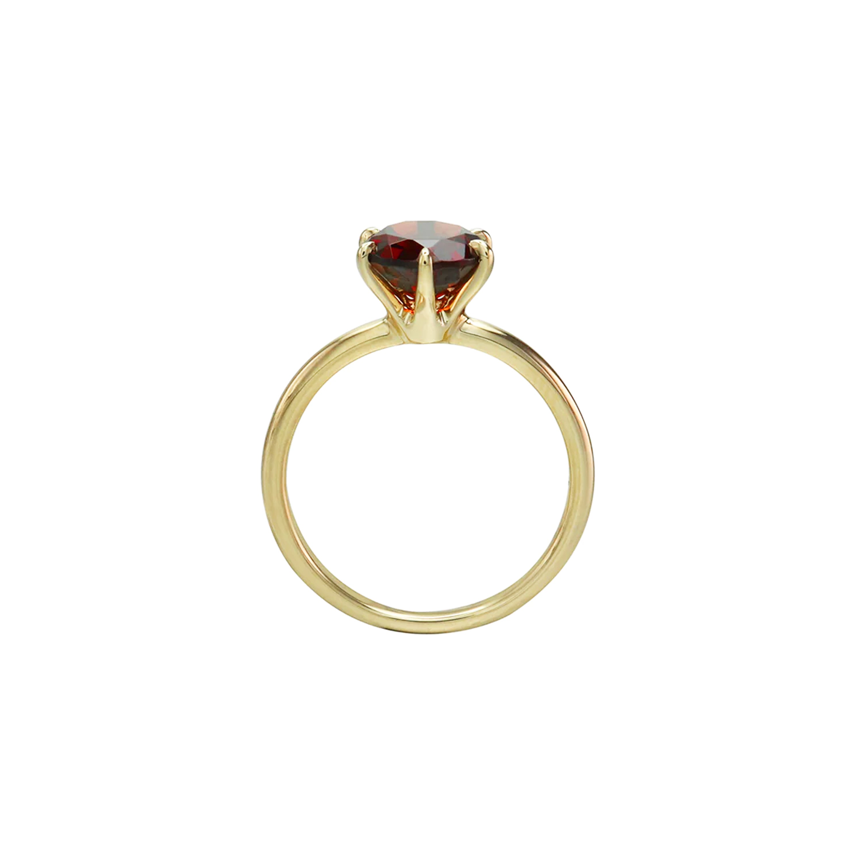 Good Life Garnet Solitaire Ring