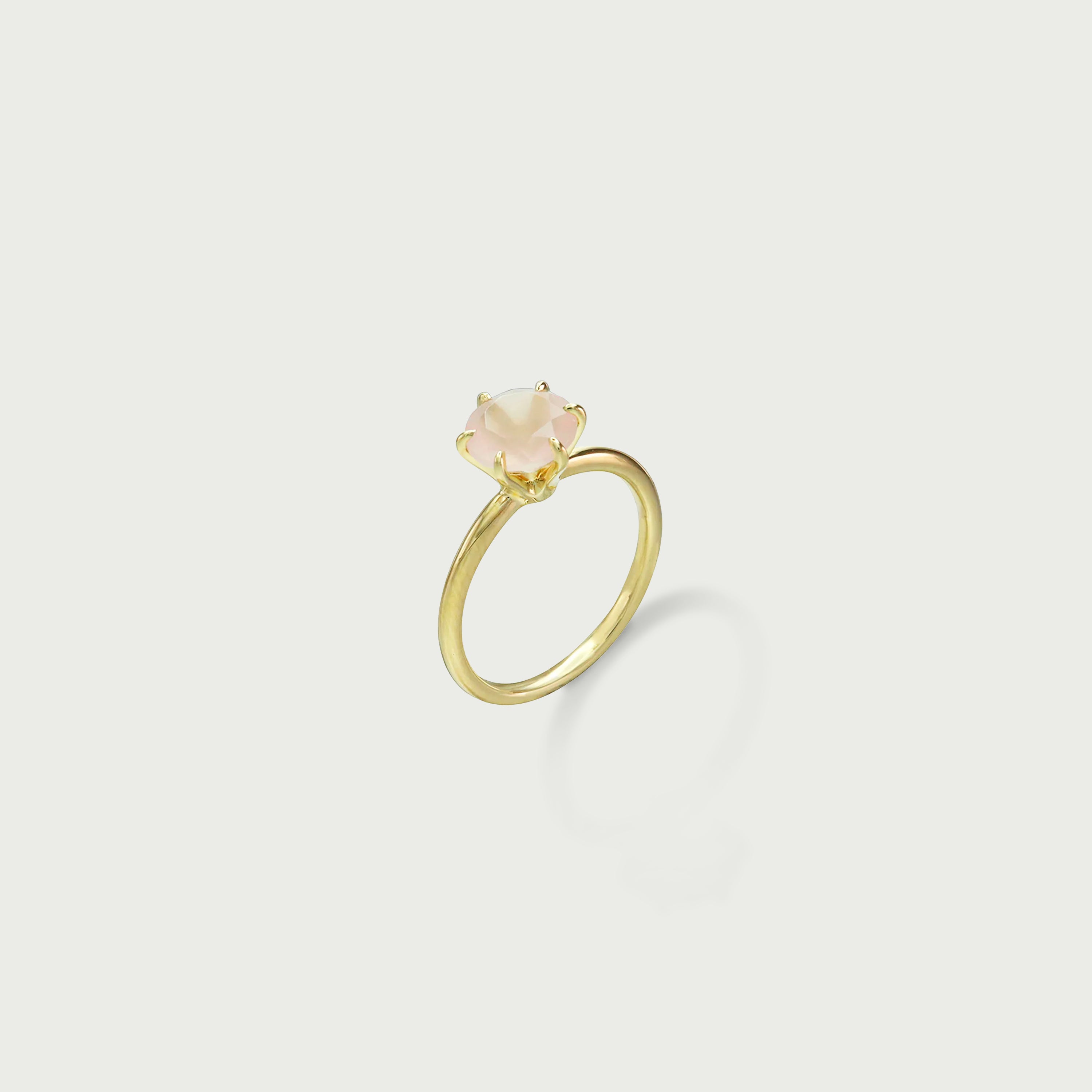 Good Life Rose Quartz Solitaire Ring