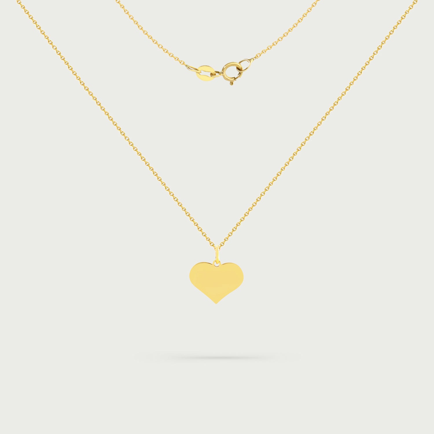 Astrid Yellow Gold Heart Necklace