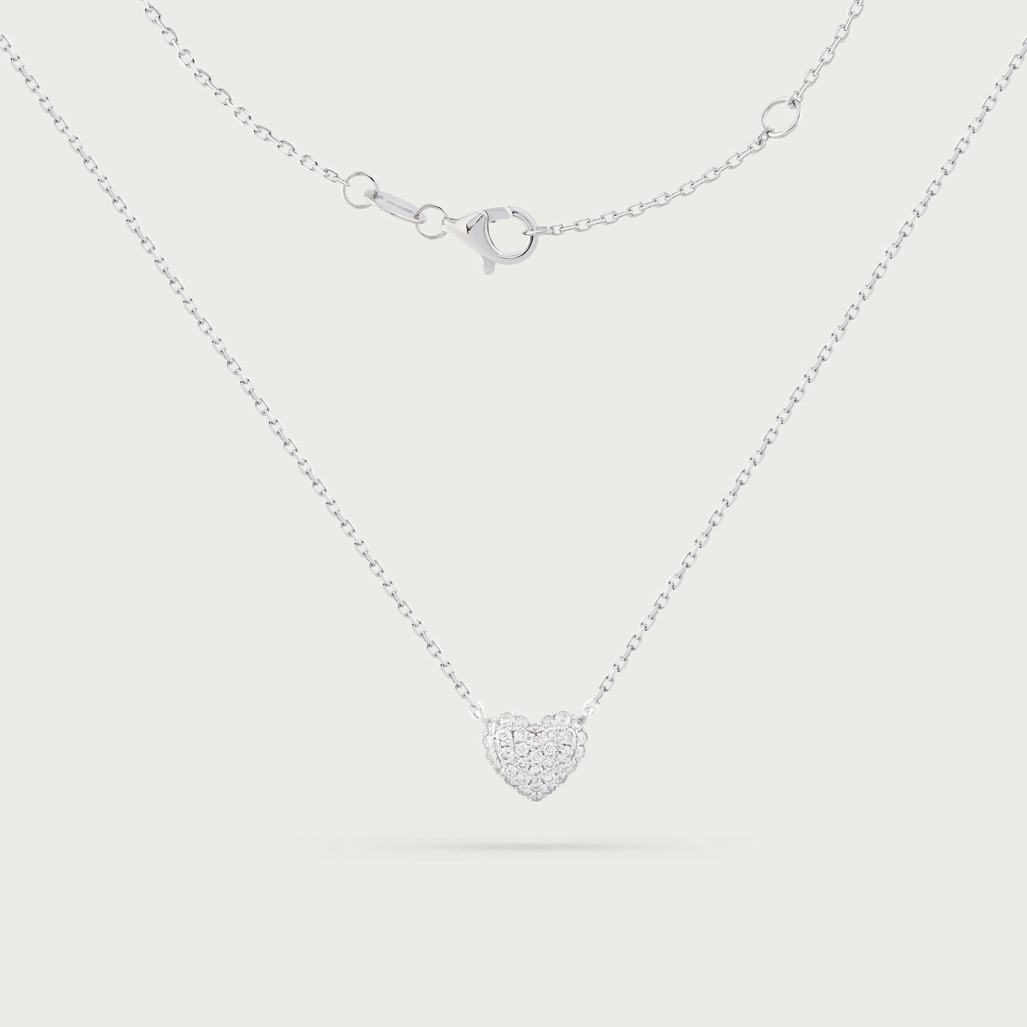 Heart's Captivation Diamond Necklace