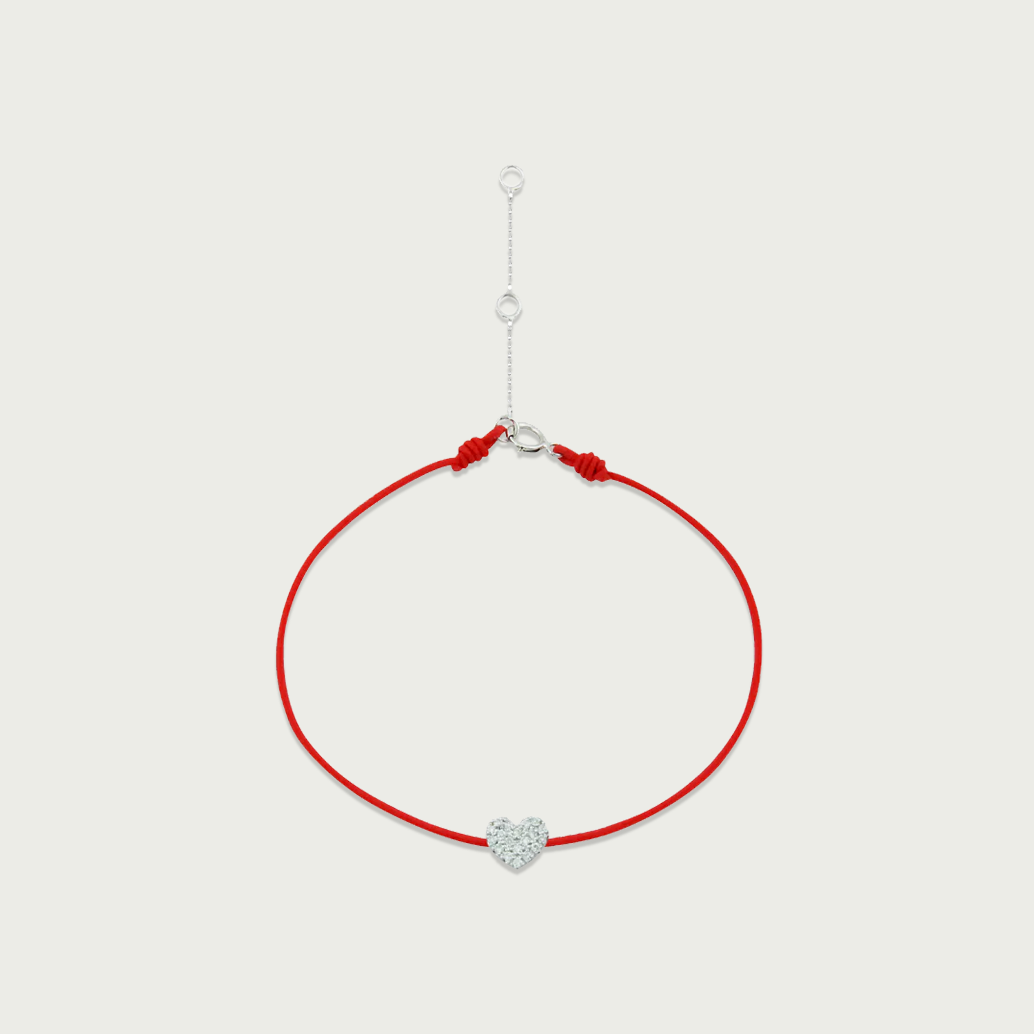 Heartlight Red String Bracelet