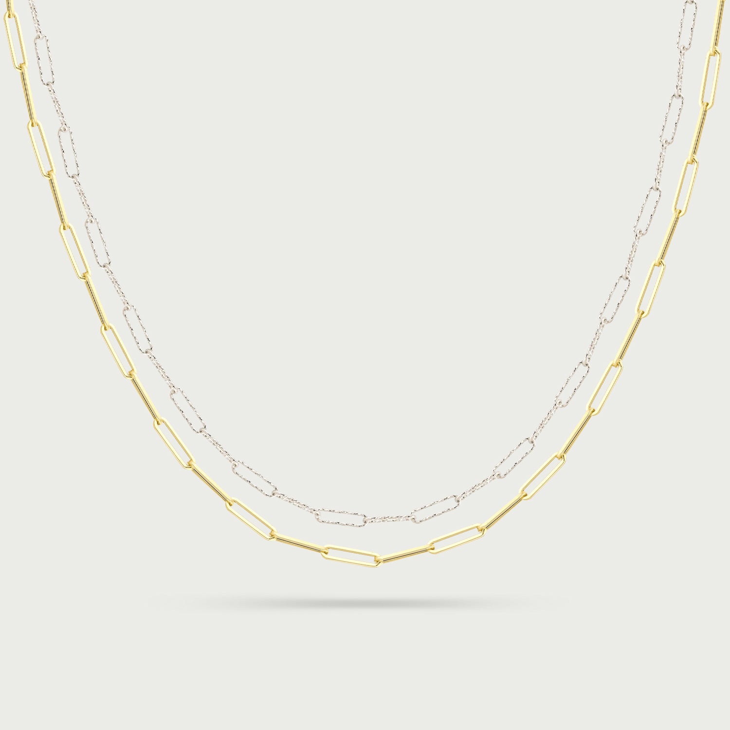 Iconic Edge Gold Necklace