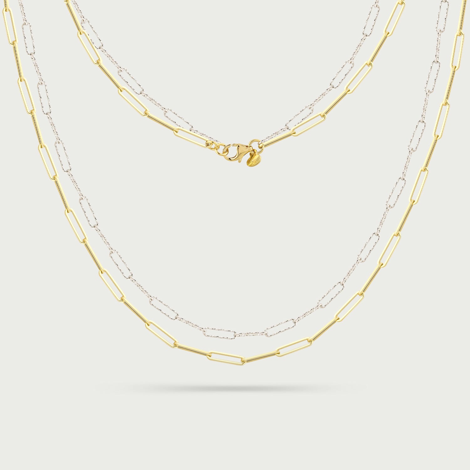 Iconic Edge Gold Necklace