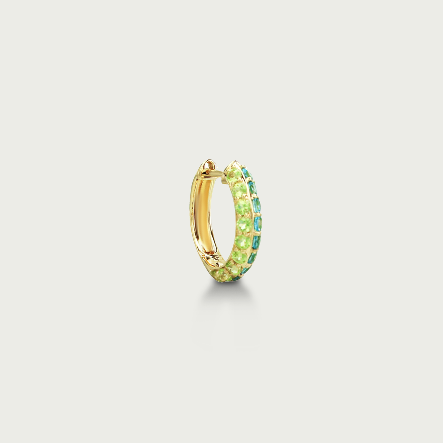 It's Wine O'Clock Duo Gemstone Hoop Earrings
