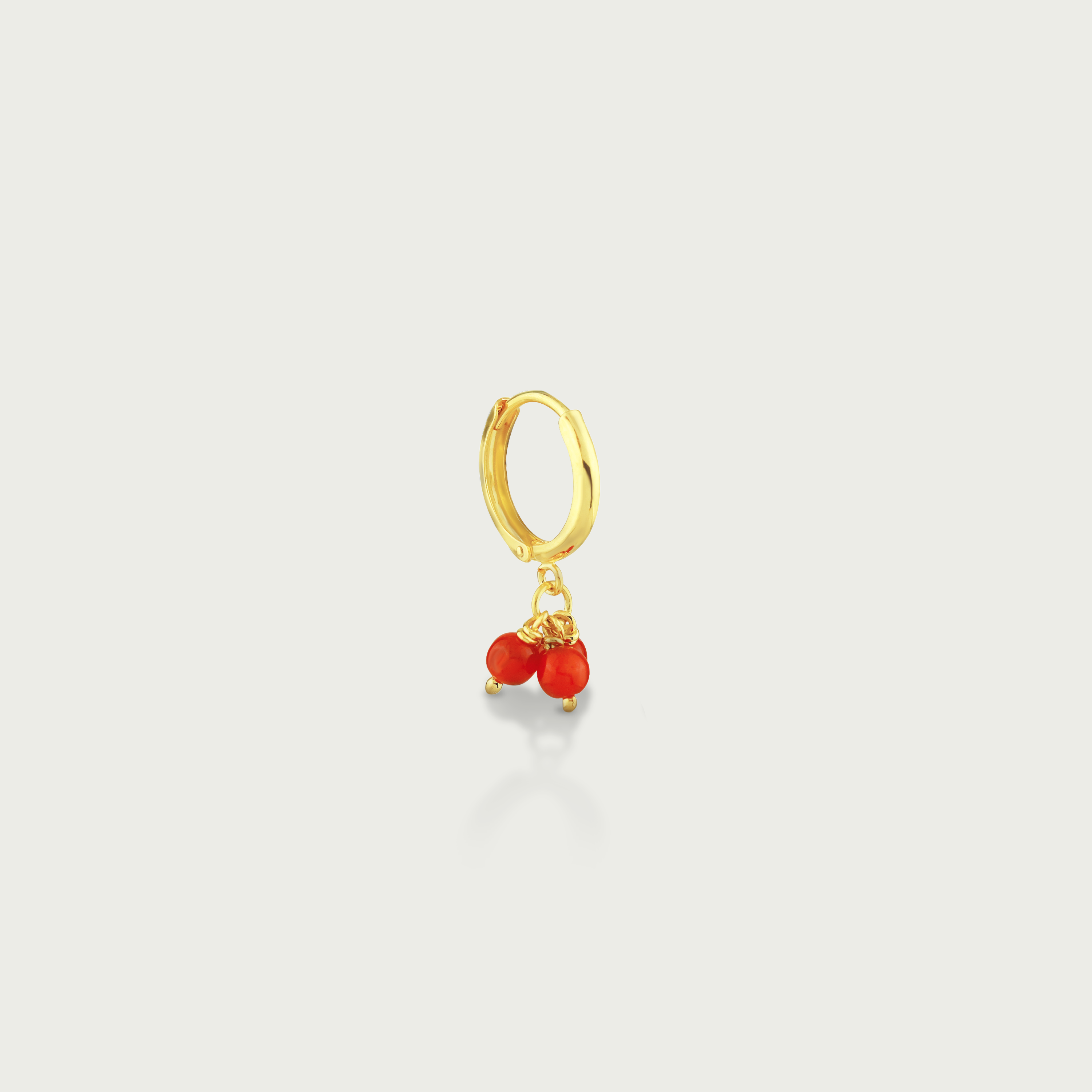 Lucky Find Gold Hoop Earrings