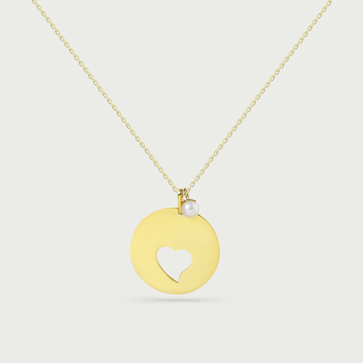 Matching Love Gold Necklace