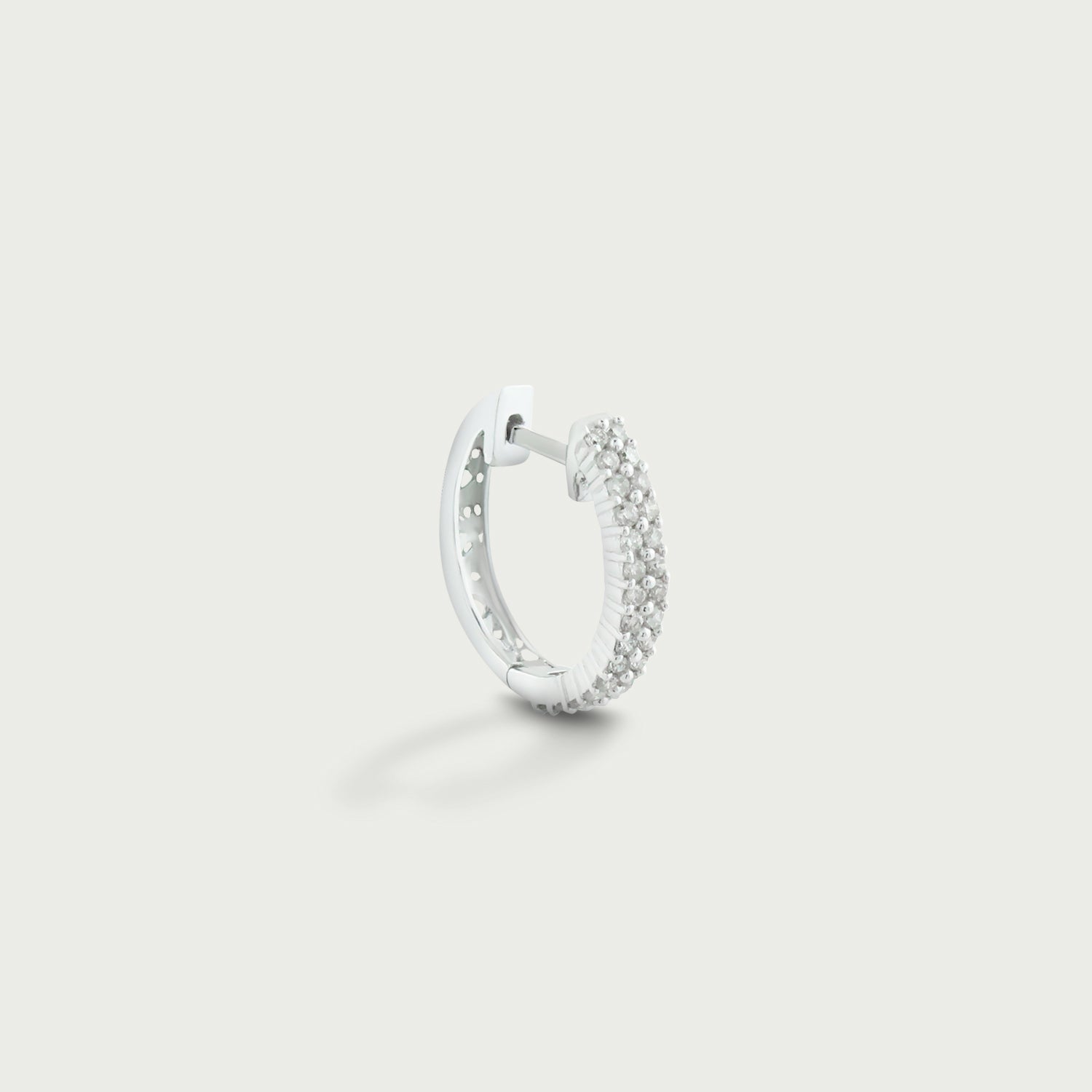 Meant to Believe Diamond Hoop Earrings