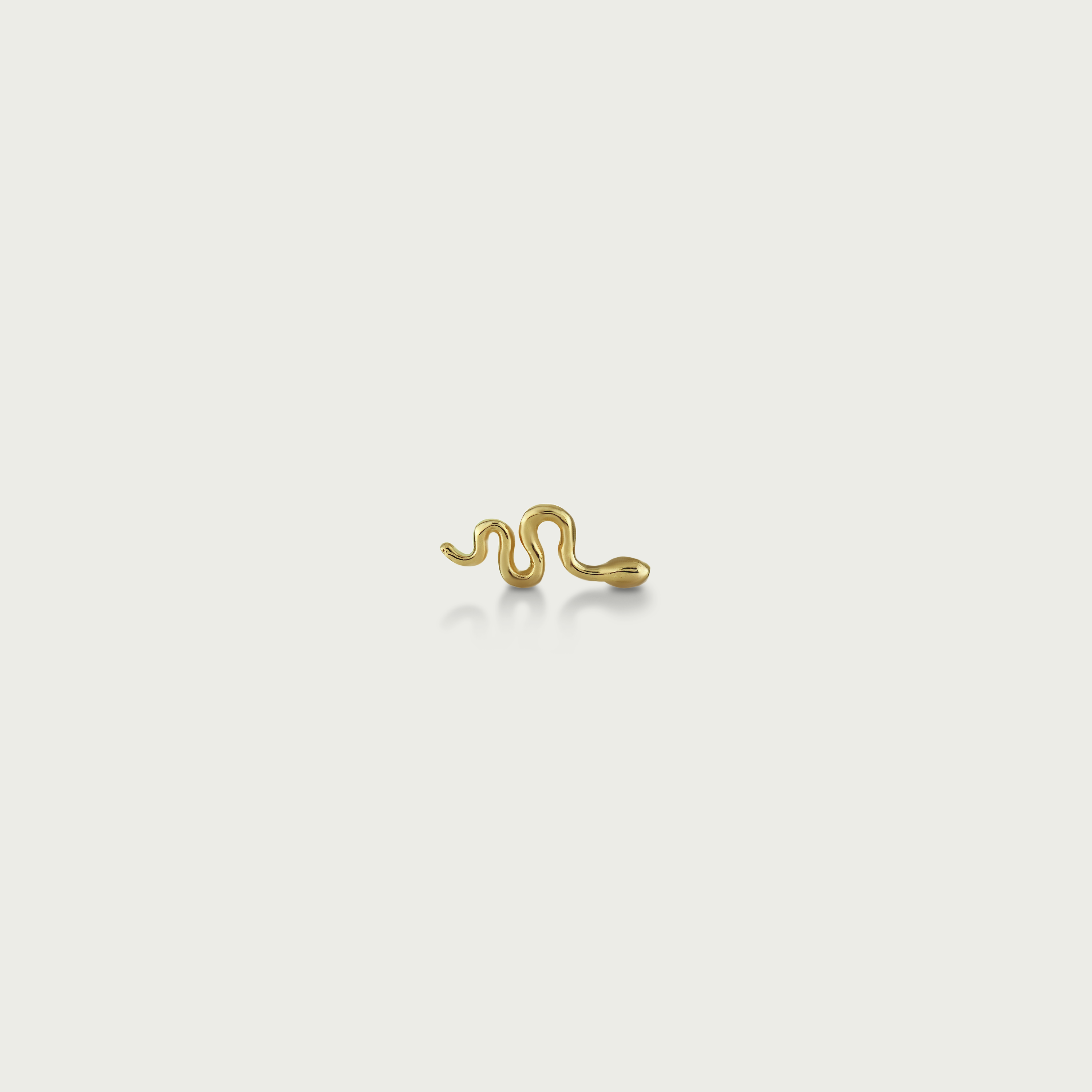 Wiggle Wiggle Gold Stud Earrings