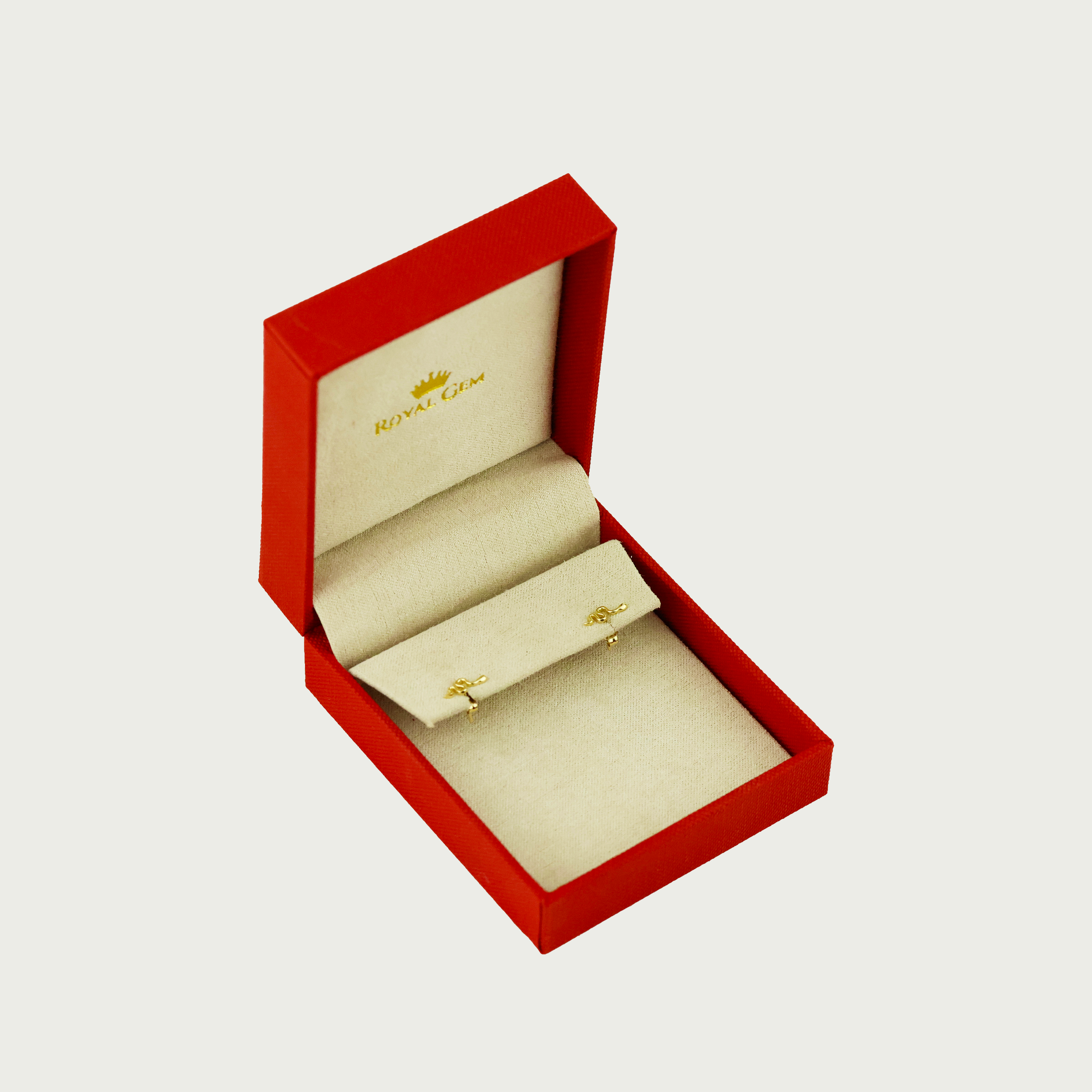 Wiggle Wiggle Gold Stud Earrings