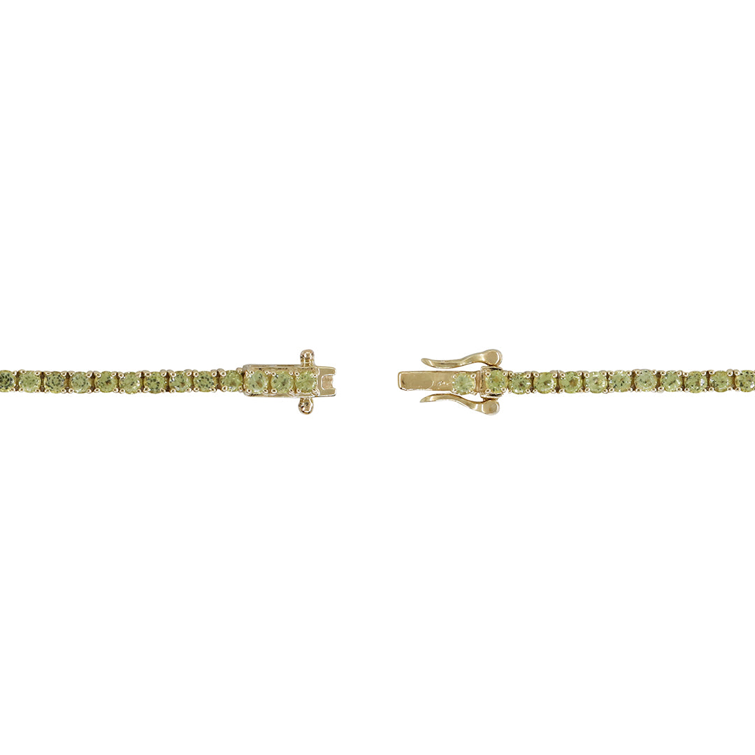 This is Major, Major Peridot Bracelet