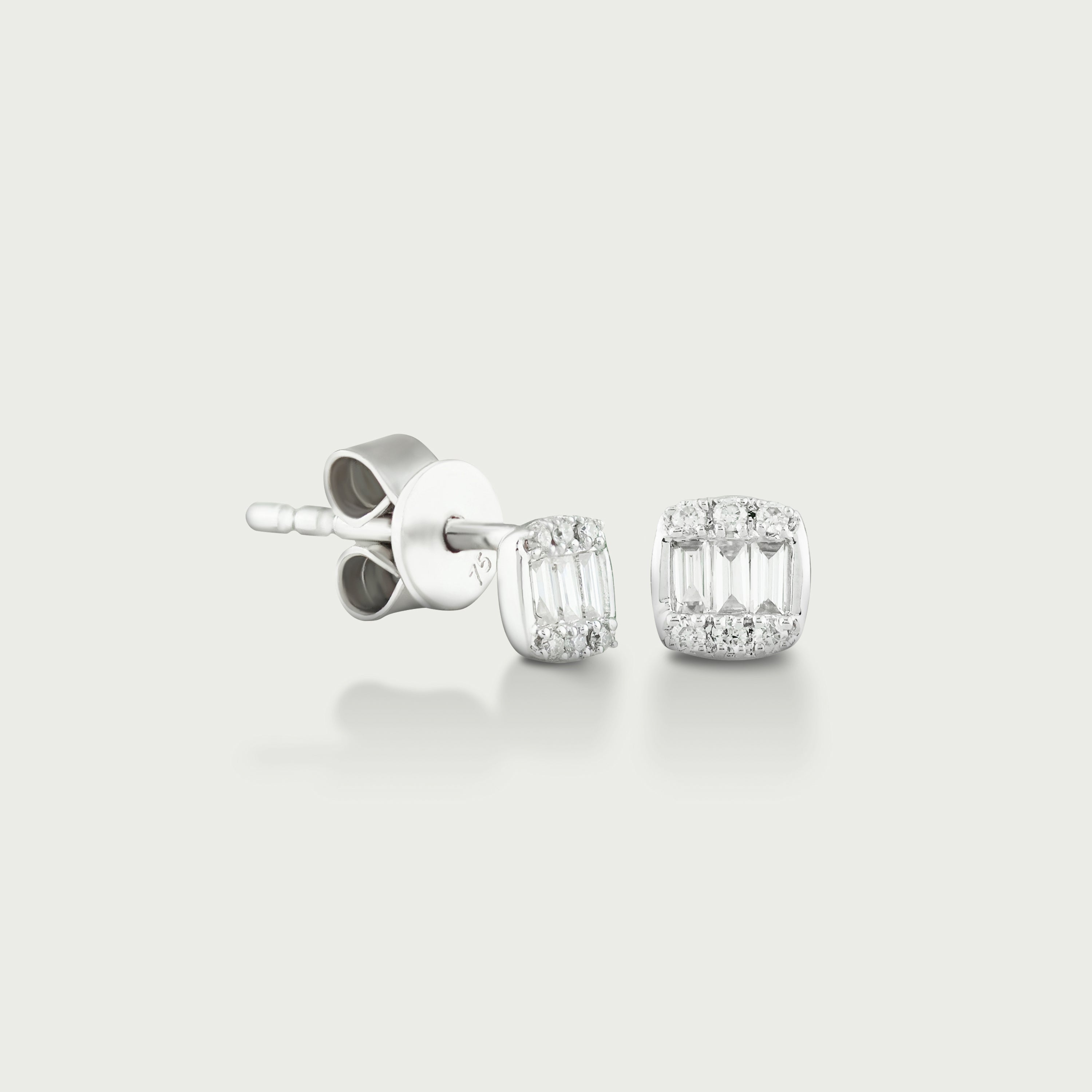 Perch Delight Chic Diamond Earrings