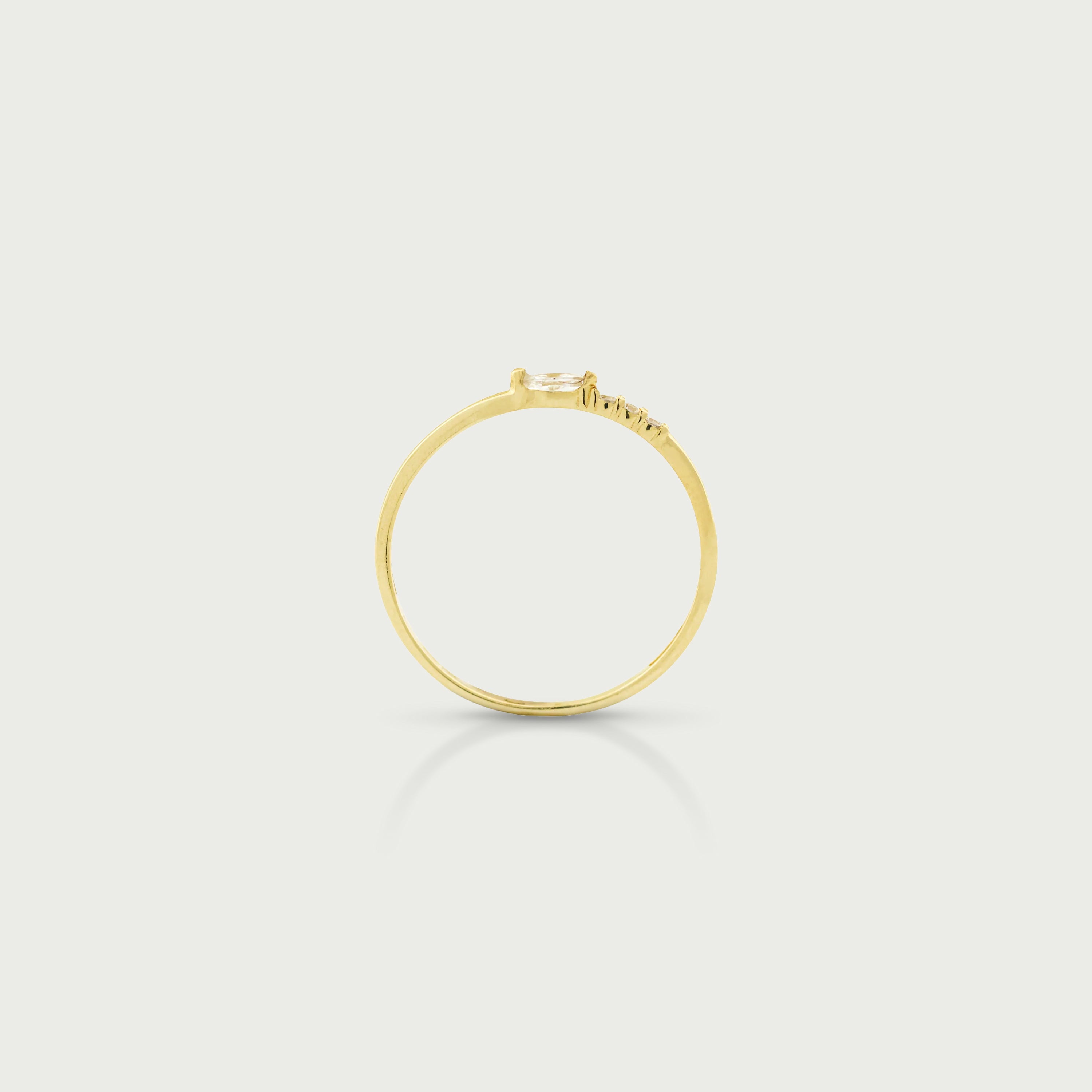 Signature Move Four Gold Ring
