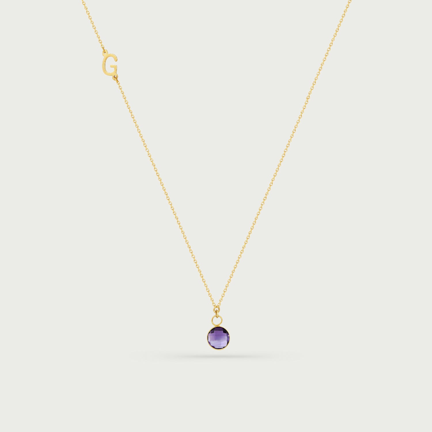 Sofia Necklace with Birthstone Charm