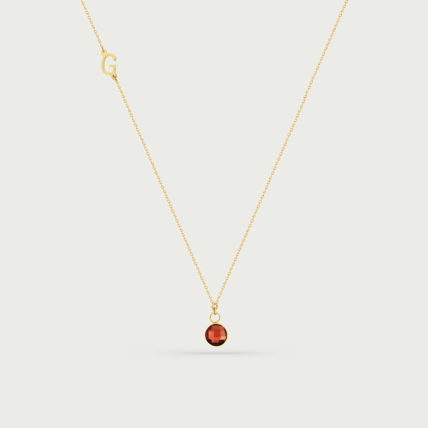 Sofia Necklace with Birthstone Charm