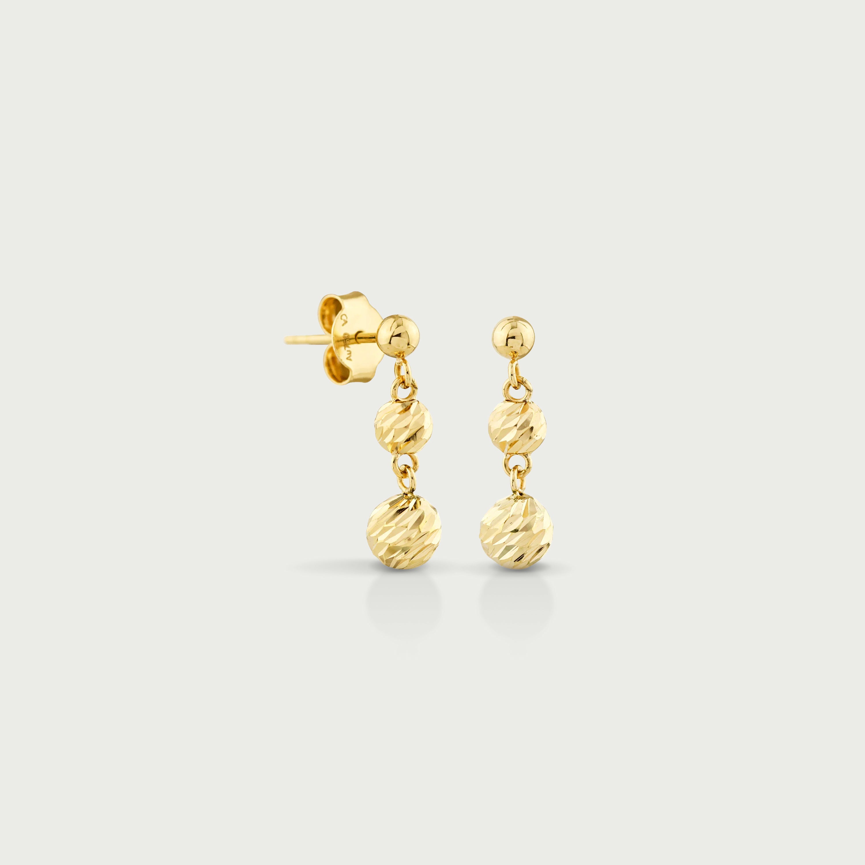 Styled to Move Gold Dangling Earrings