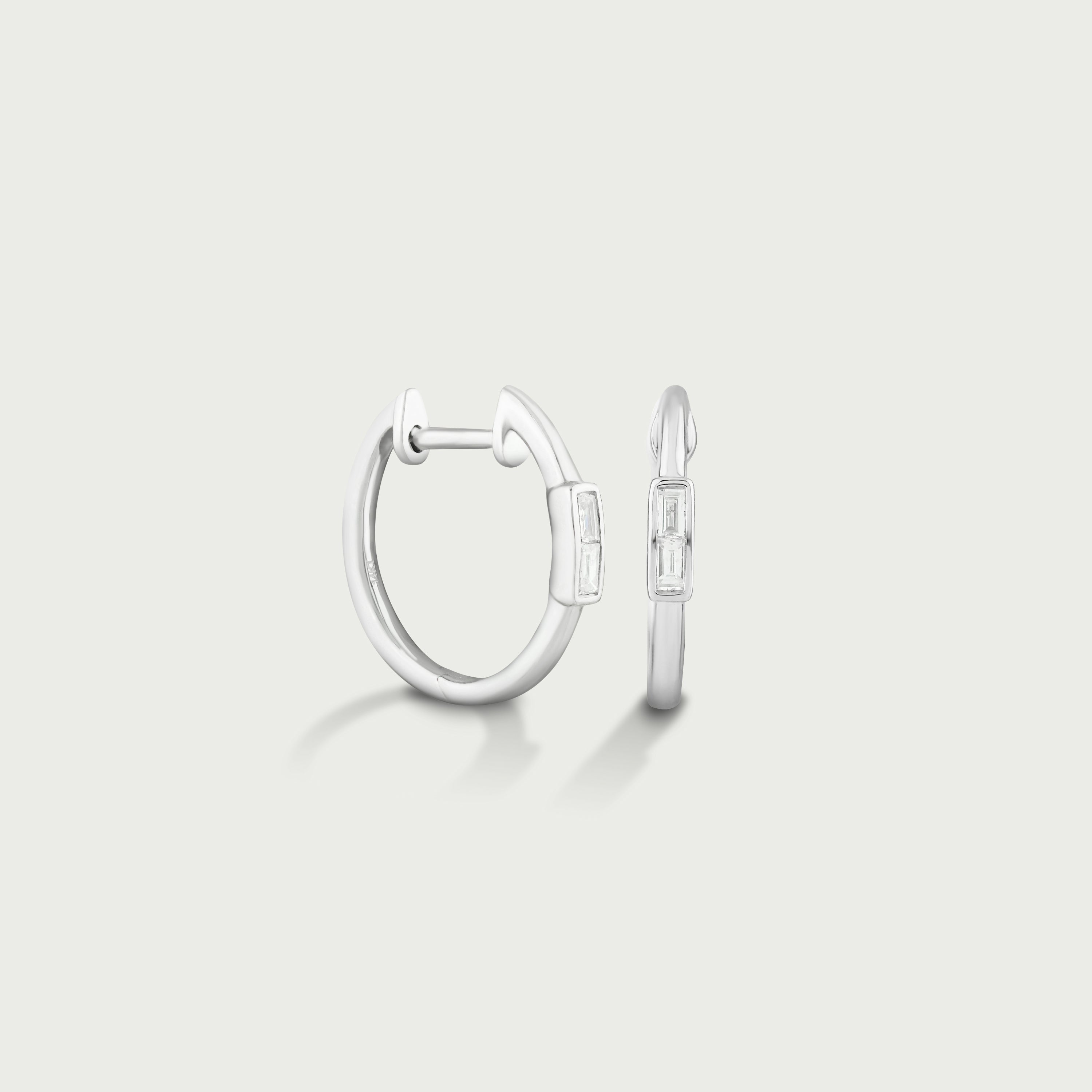 Sultry Cascade Glam Gold Hoop Earrings