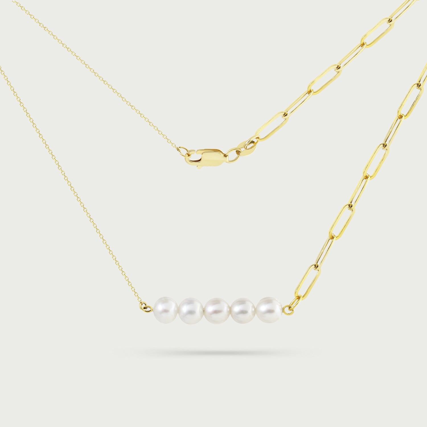 Sunny Drift Pearl Necklace