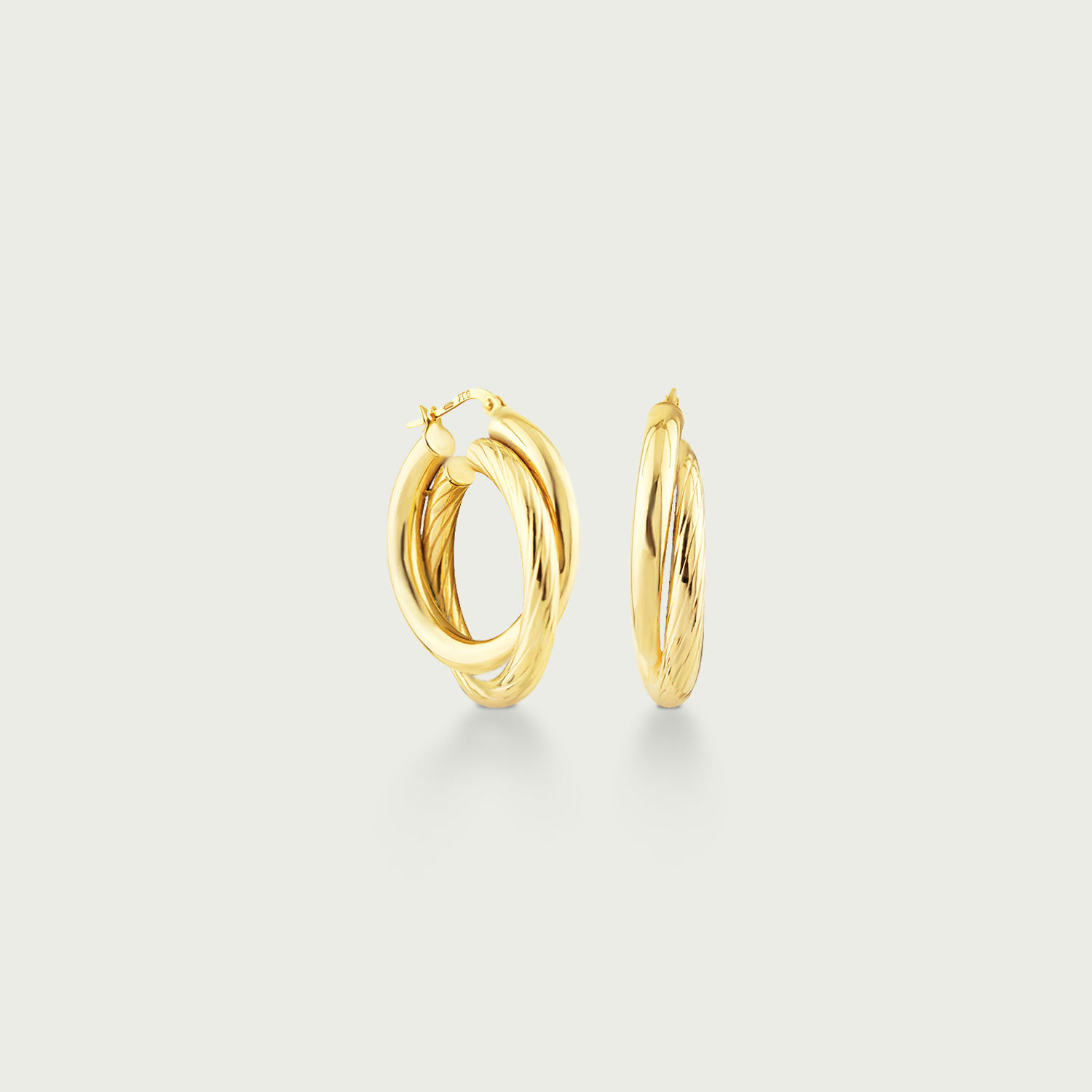 The Spotlight Gold Hoop Earrings