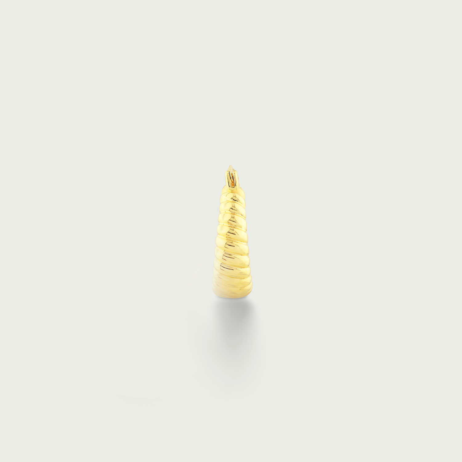 Timeless Turn Gold Hoop Earrings