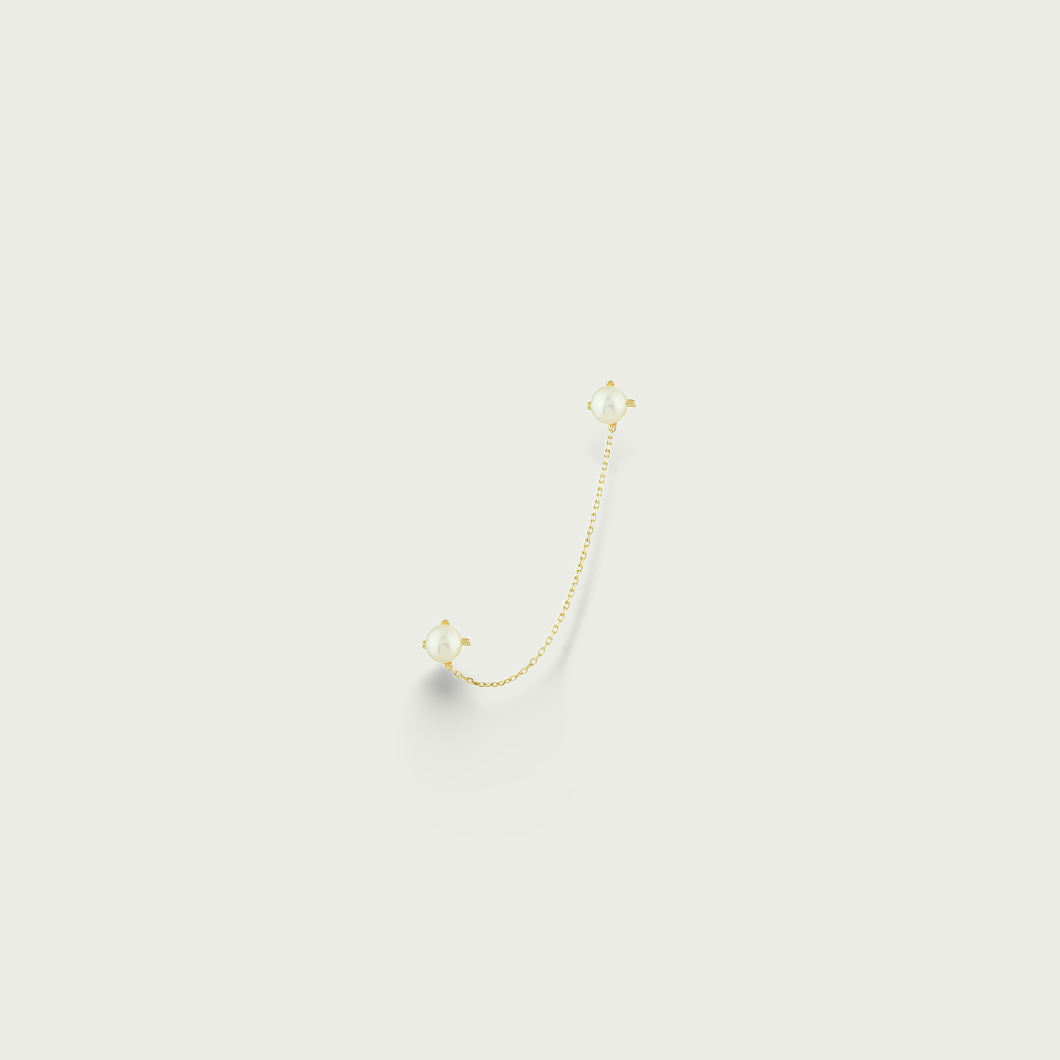 Tiny Pops Gold Piercing Earrings