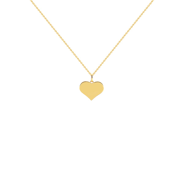 Astrid Yellow Gold Heart Necklace