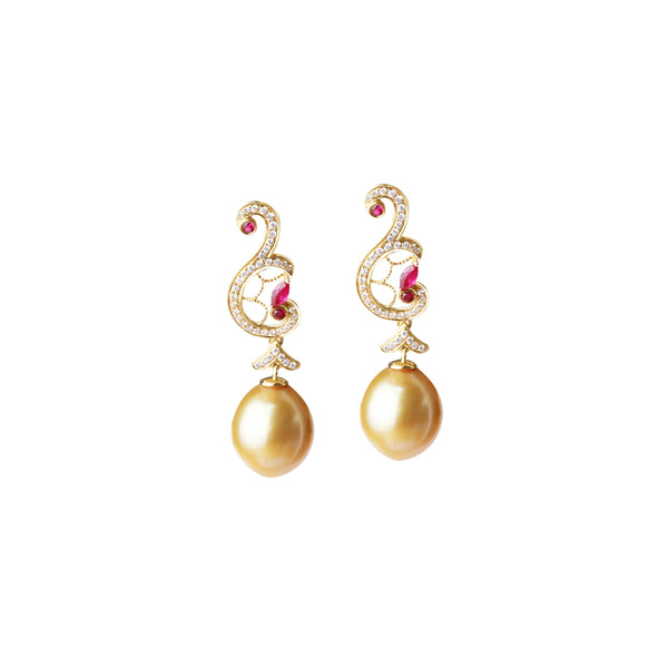 Pearls of the Orient Earrings