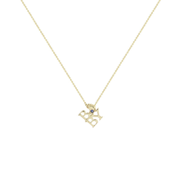 First Impression Baby Footprint Necklace