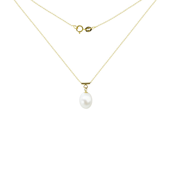 Solitary Pearl Serenade Necklace