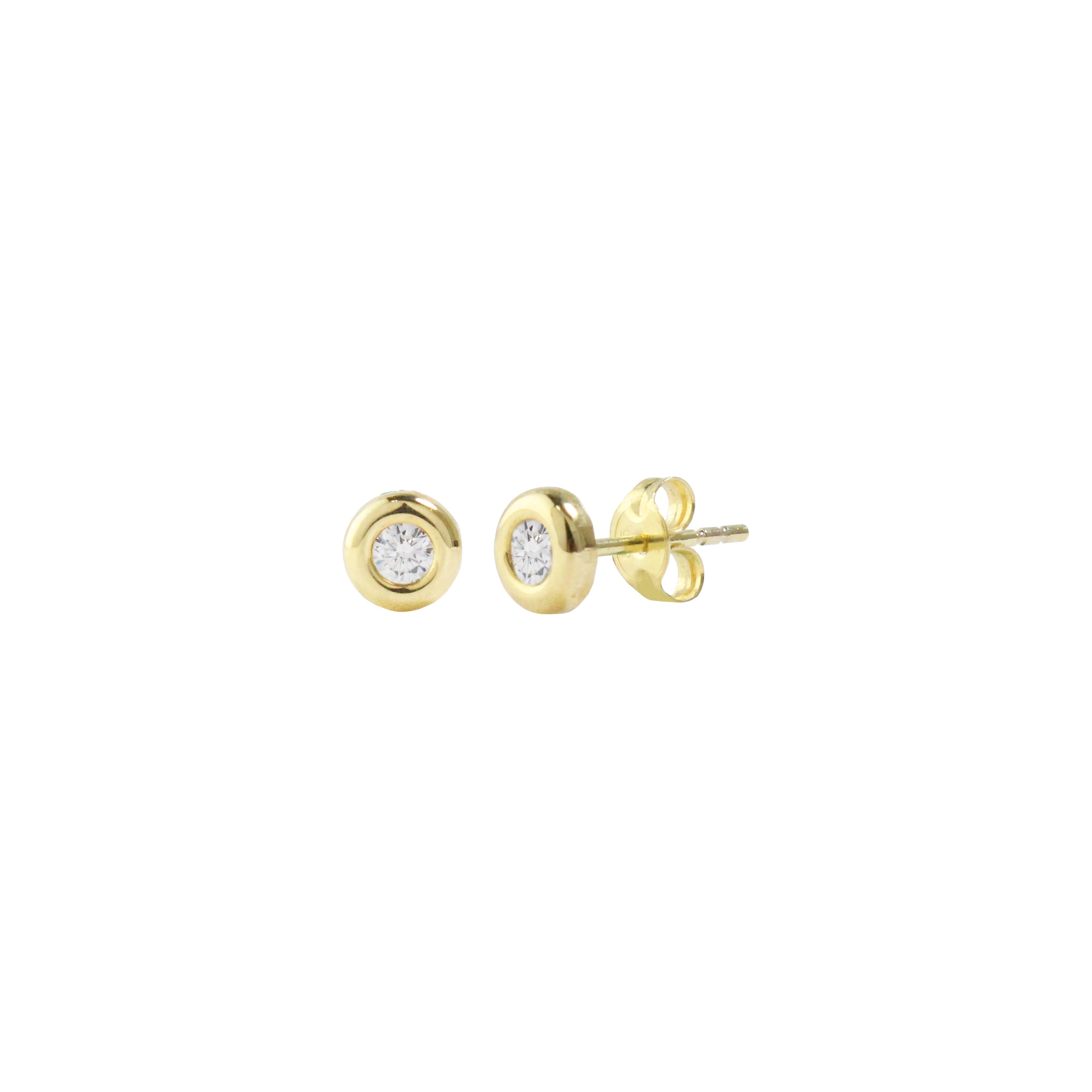 Tiny Radiance Stud Earrings