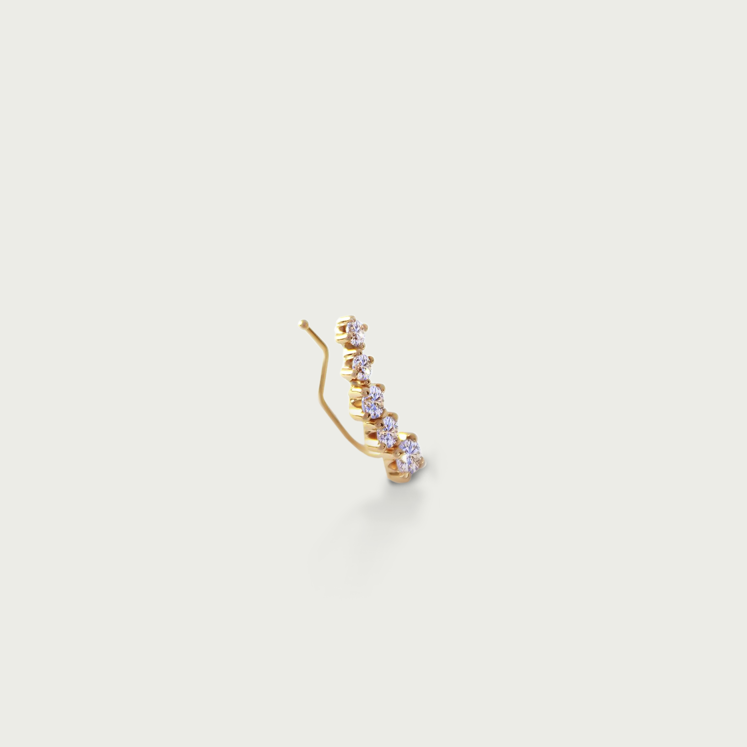 Daily Sparkle Gold Crawler Earrings