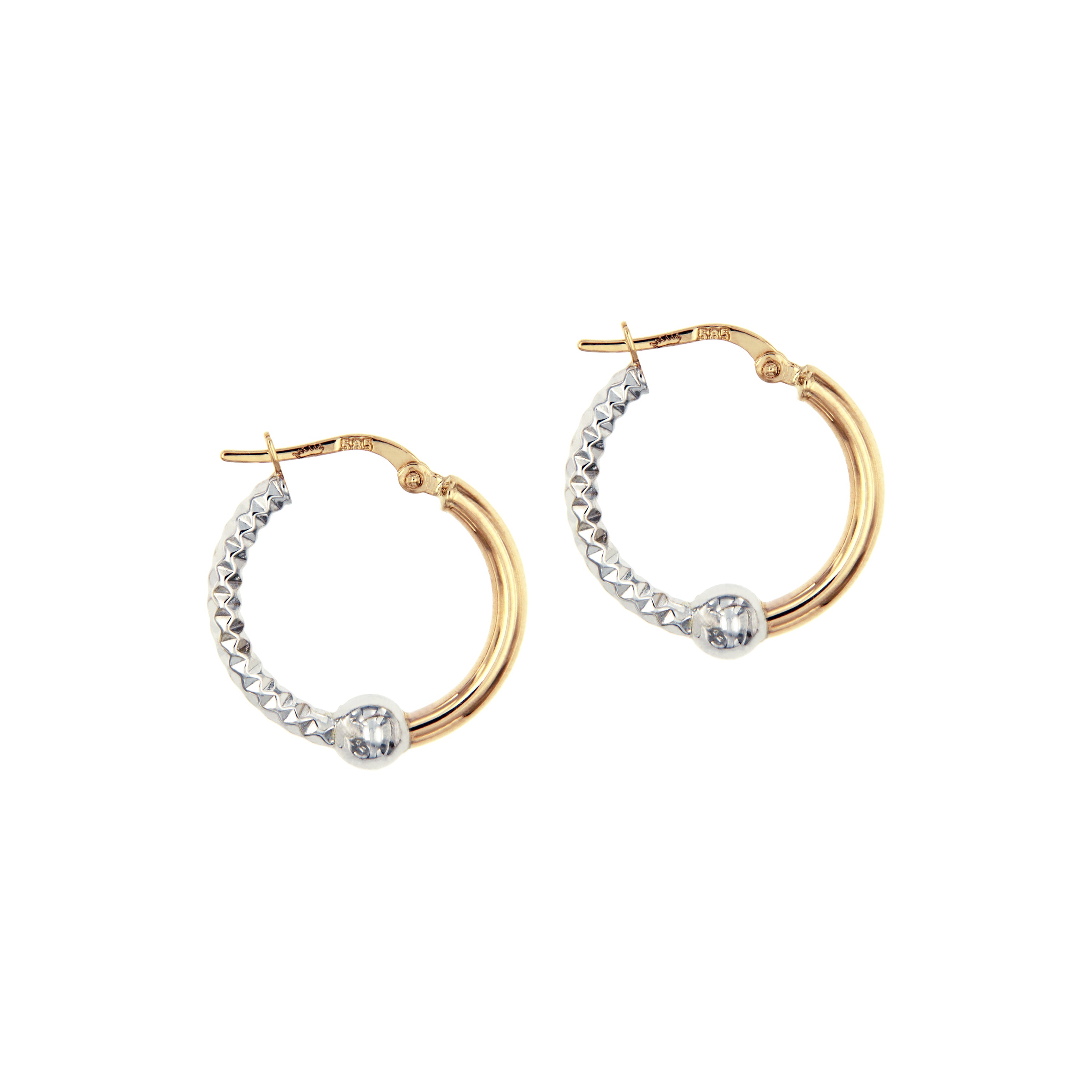 In Her Element Gold Hoop Earrings