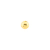 Gleaming Dome Gold Stud Earrings