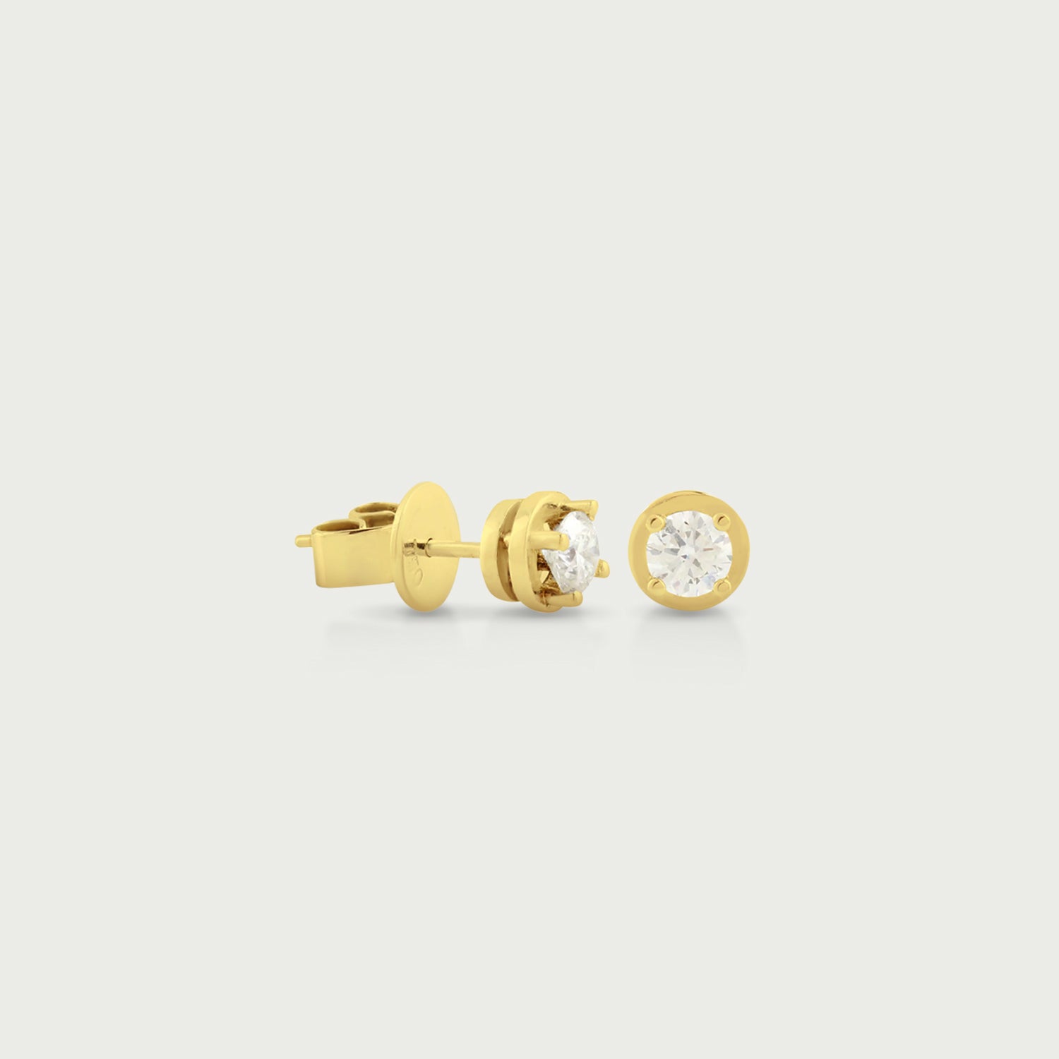 Gentle Vow Diamond Stud Earrings