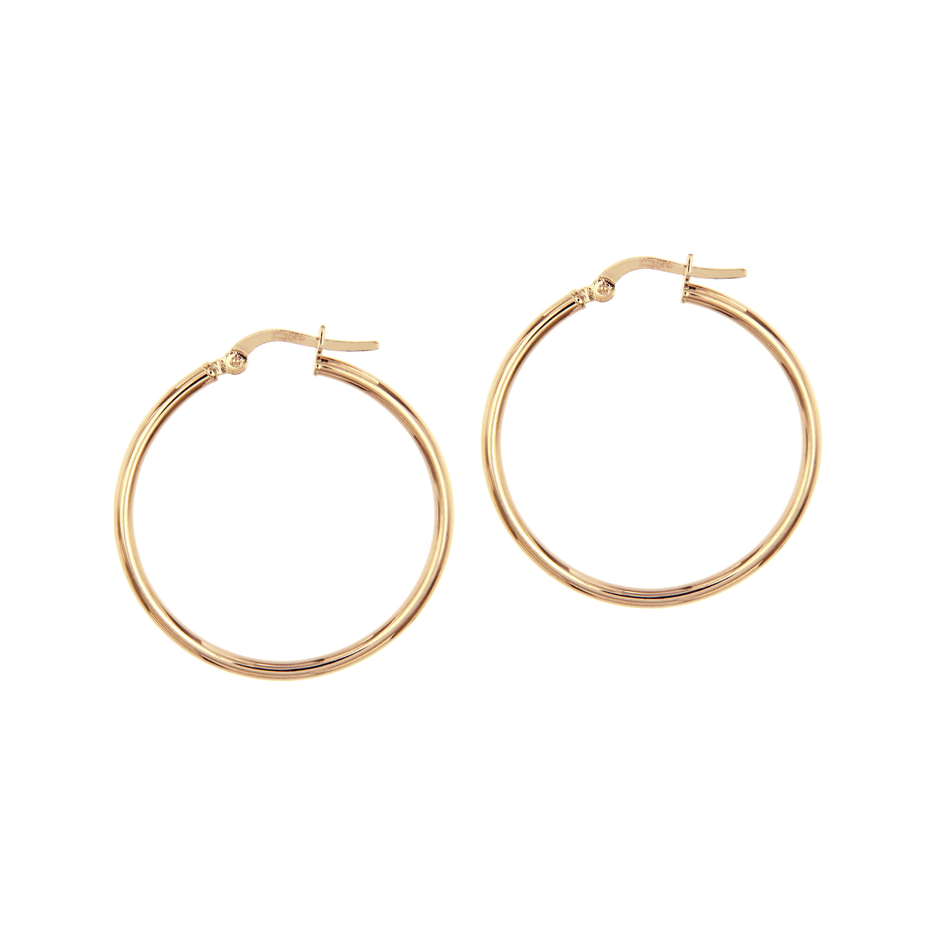Loving Her Way Gold Hoop Earrings