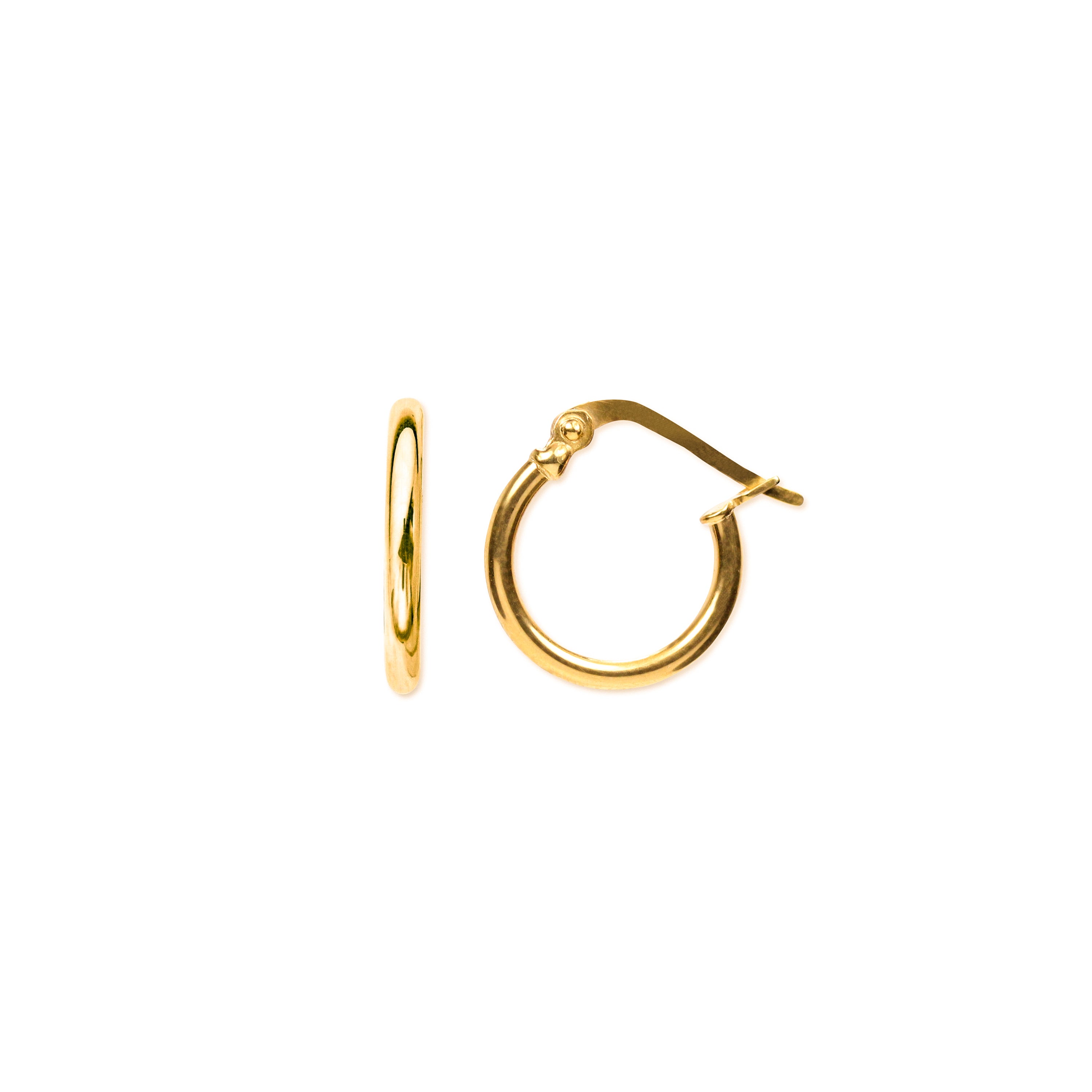 Daily Spin Gold Hoop Earrings