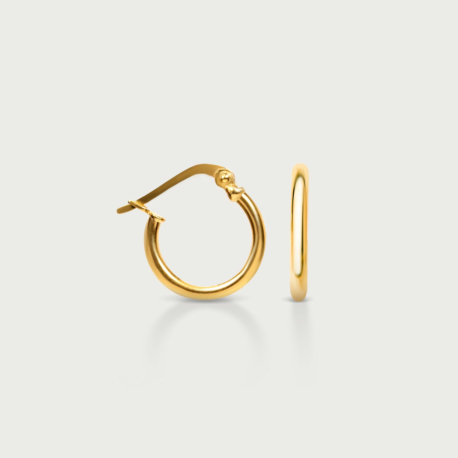 Daily Spin Gold Hoop Earrings