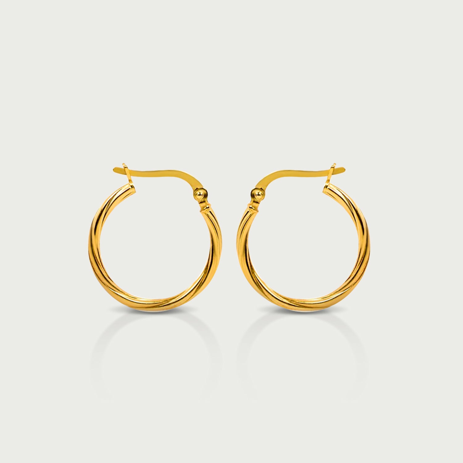 Perfect Loop Gold Hoop Earrings