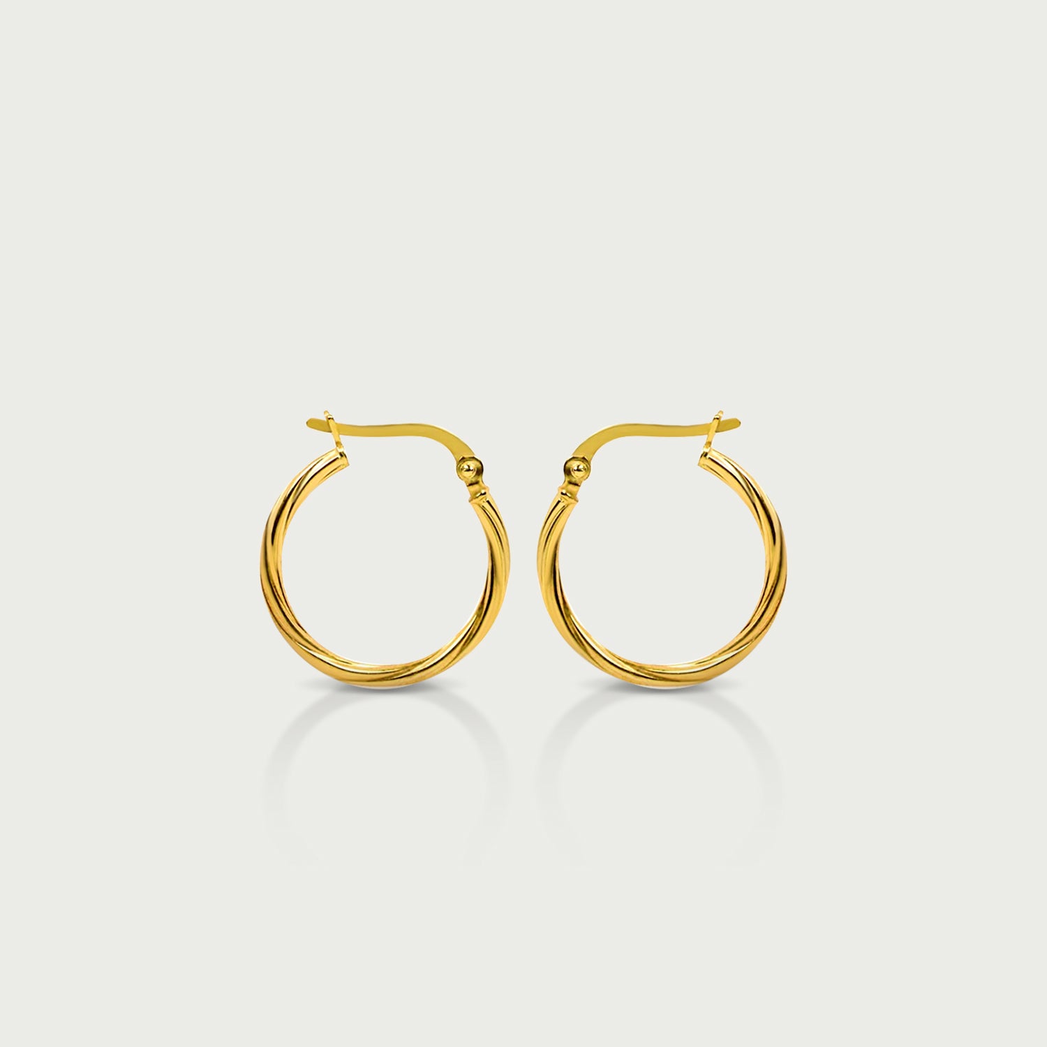 Perfect Loop Gold Hoop Earrings