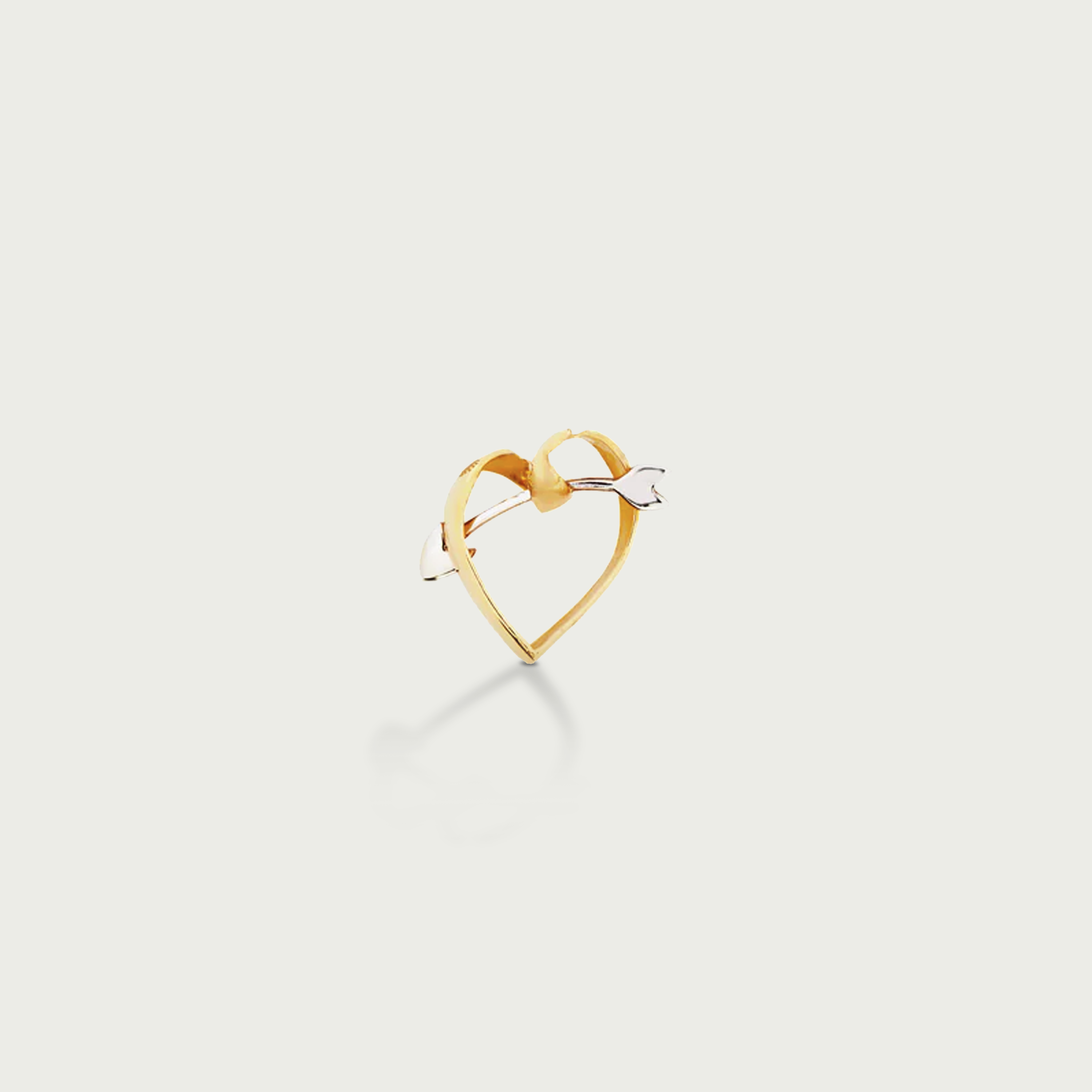 Struck in Love Gold Pendant