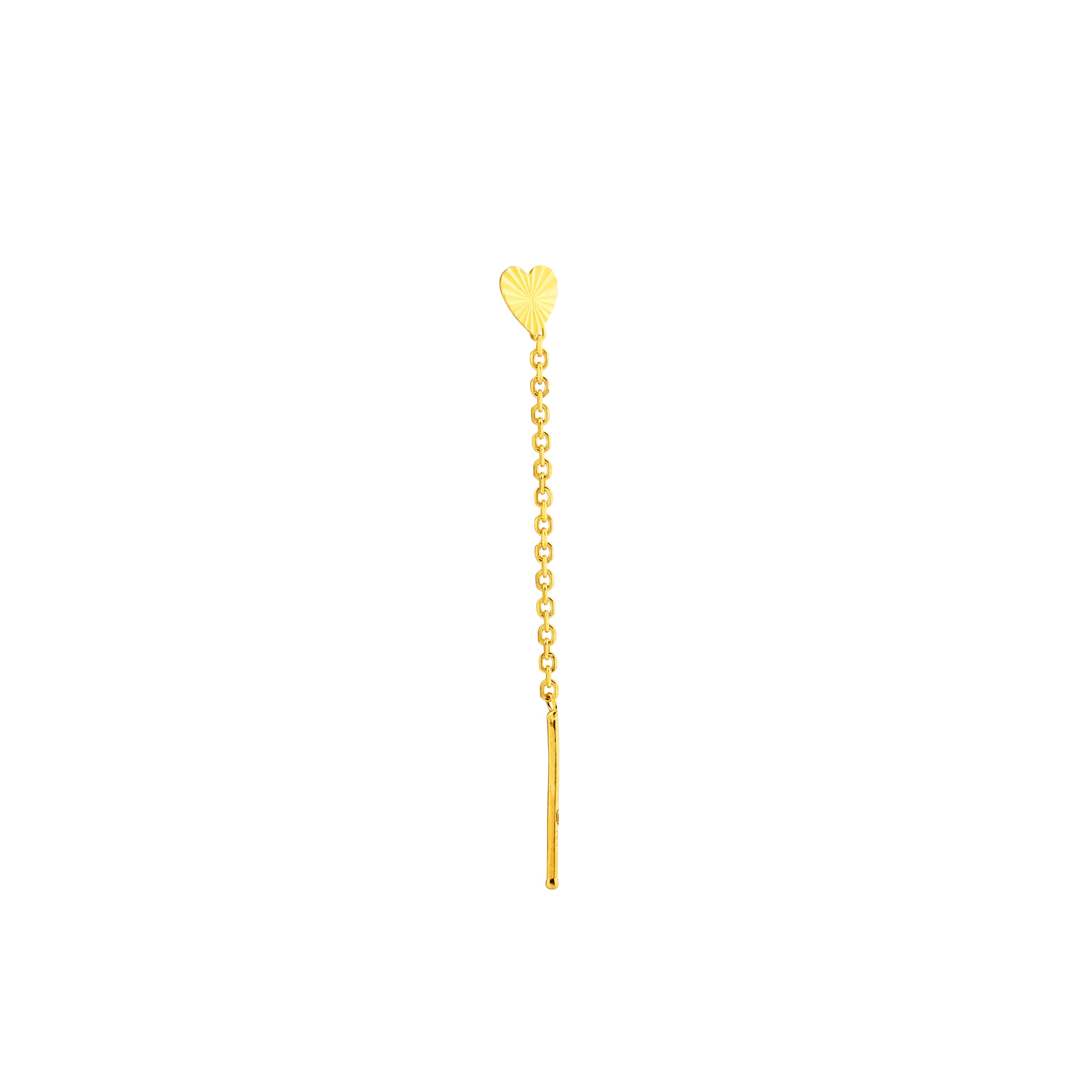 Lover’s Thread Gold Stringer Earrings