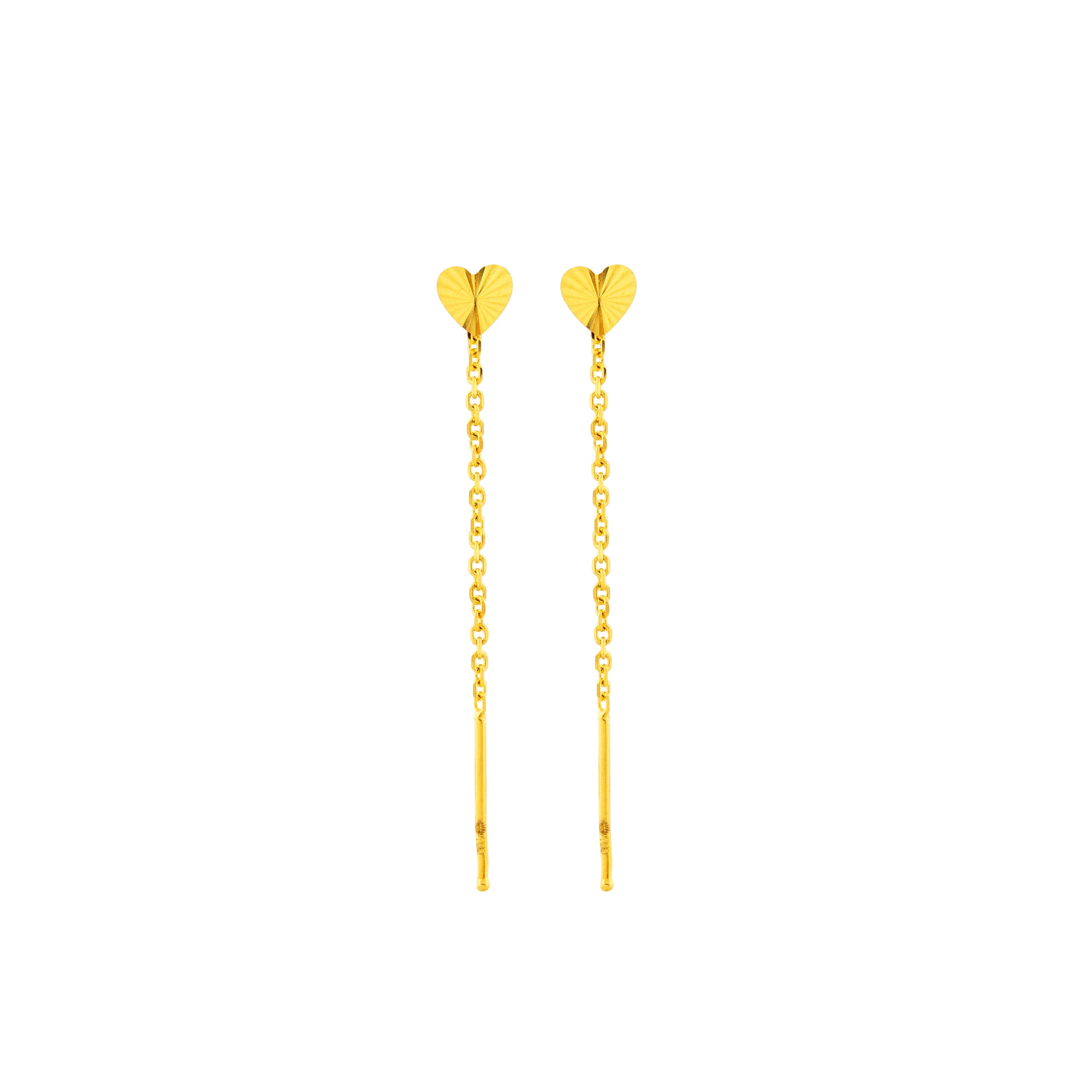 Lover’s Thread Gold Stringer Earrings